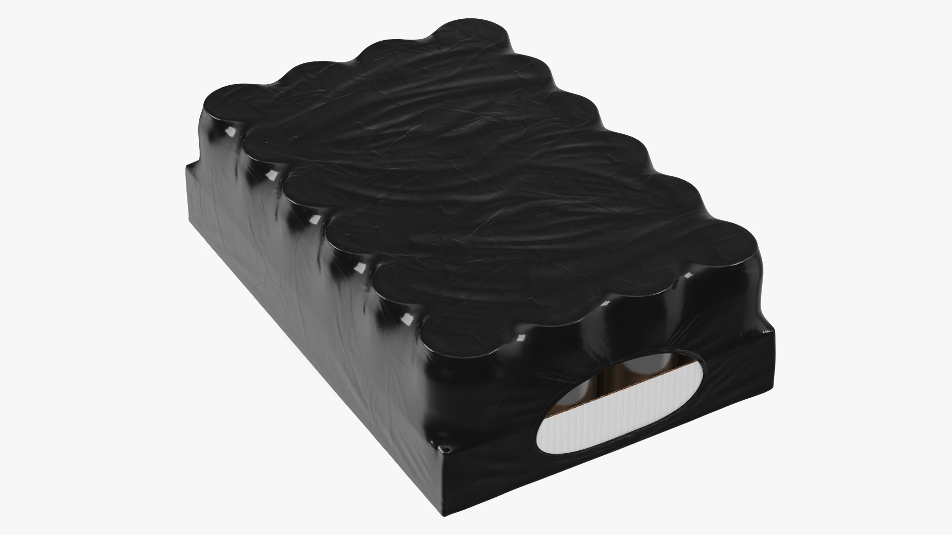3D Pack of Case with 24 Pcs 330ml Aluminium Cans Black