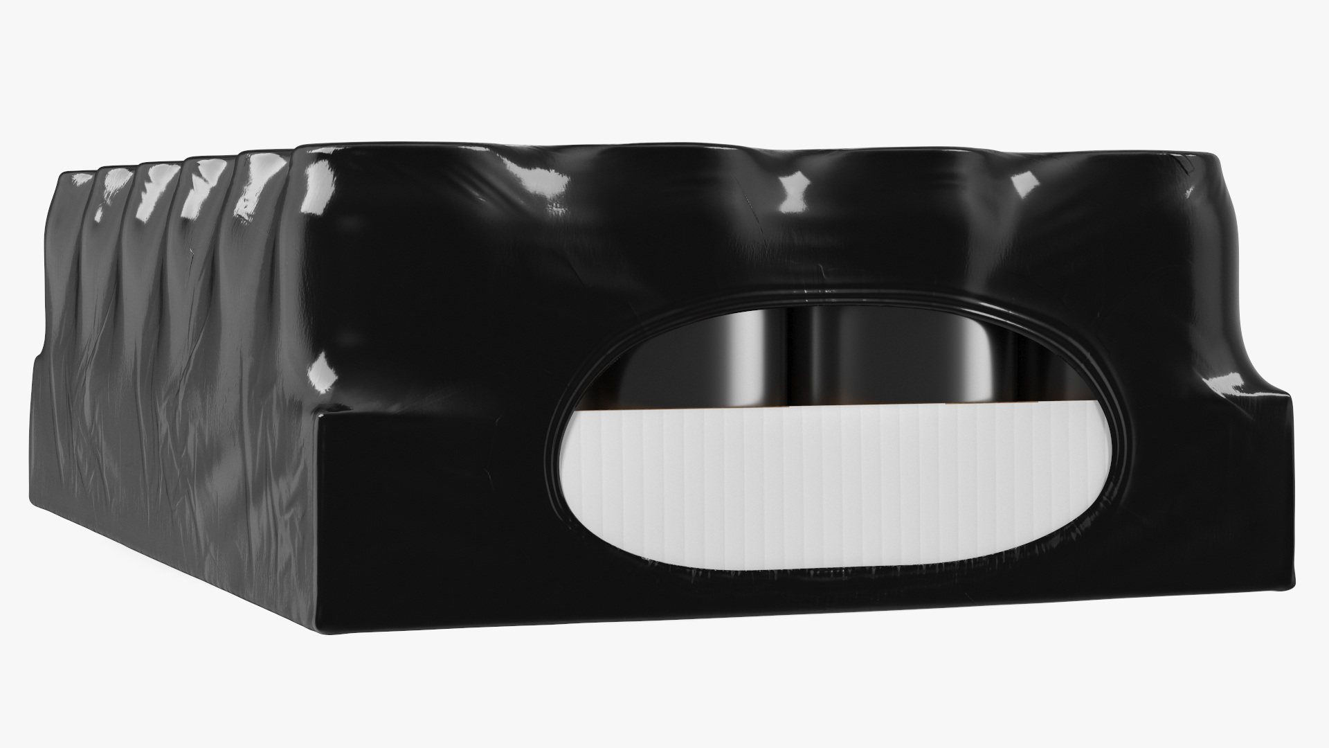 3D Pack of Case with 24 Pcs 330ml Aluminium Cans Black
