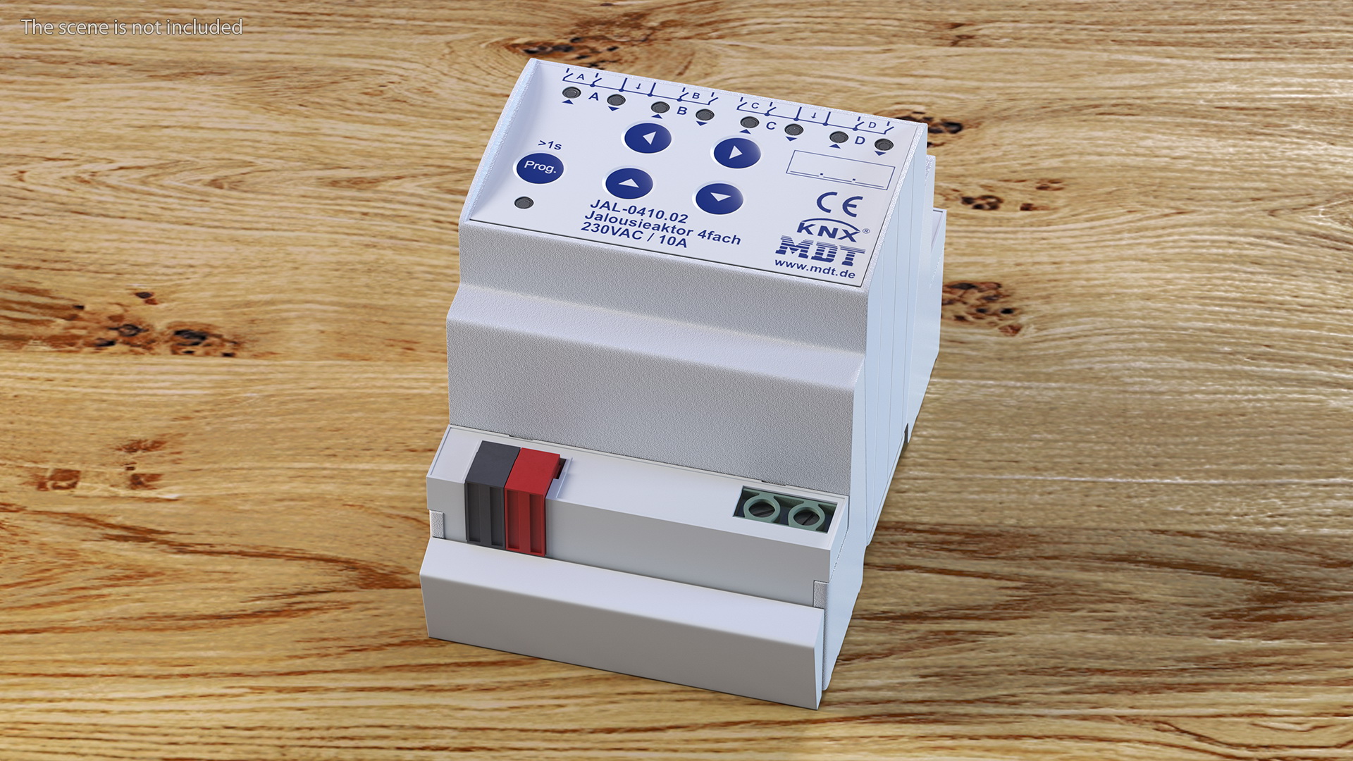 3D KNX Blind Actuator Four Gang model