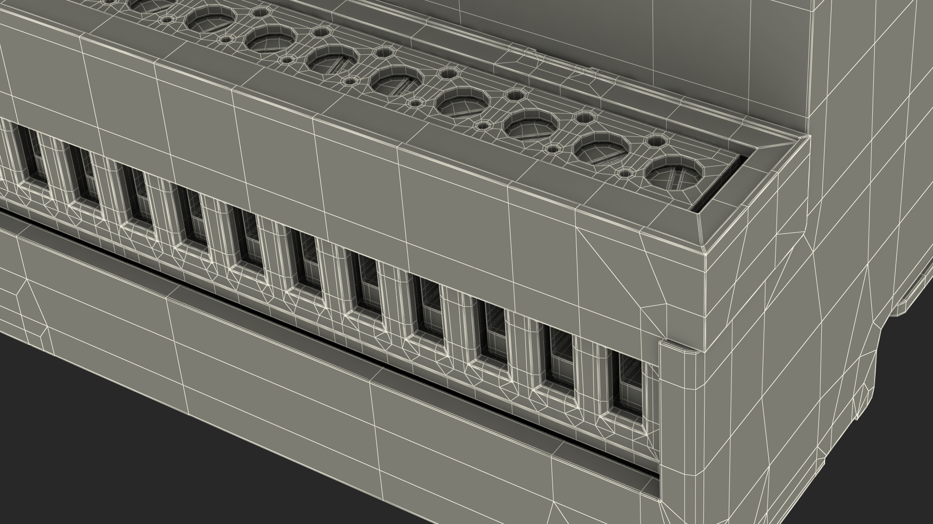 3D KNX Blind Actuator Four Gang model