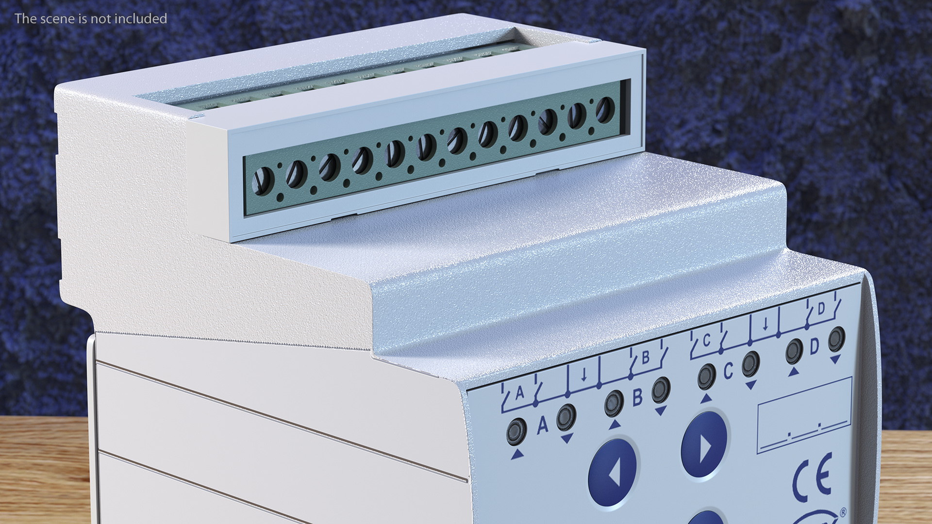 3D KNX Blind Actuator Four Gang model