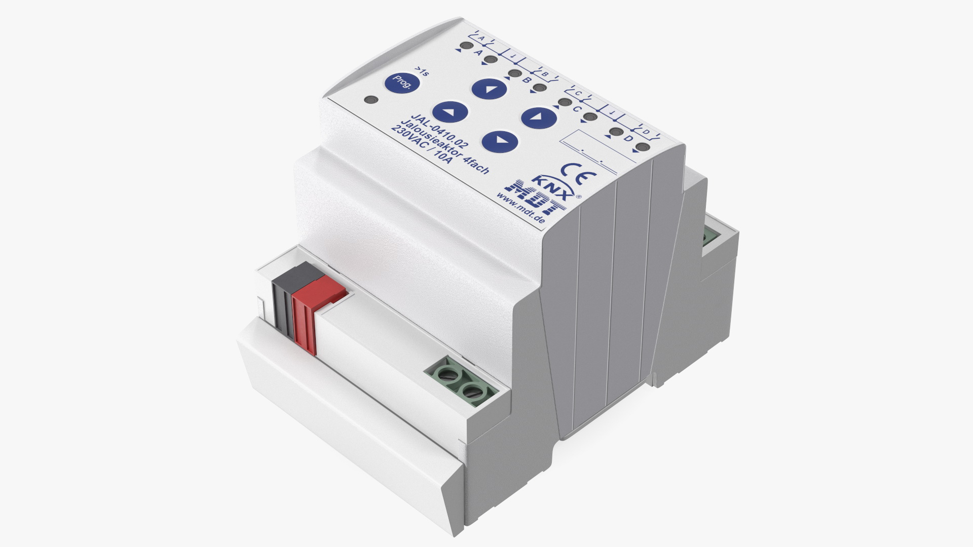 3D KNX Blind Actuator Four Gang model