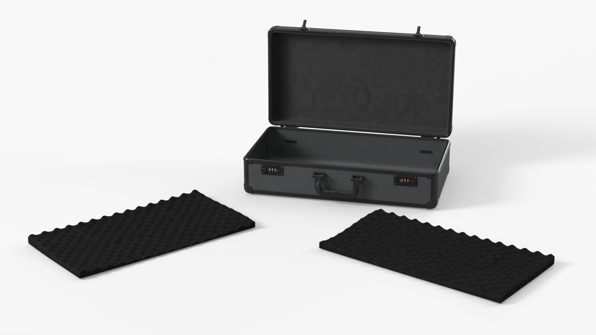 Protective Carry Case with Locks and Foam Insert Black - view 7