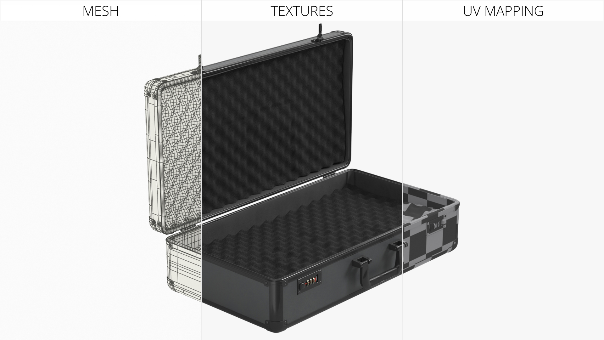 Protective Carry Case with Locks and Foam Insert Black - view 8