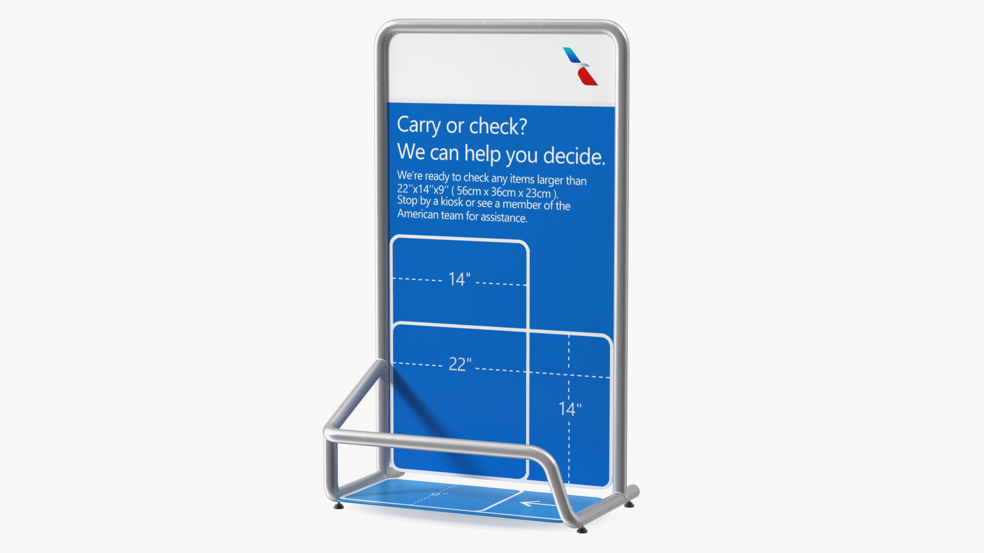 3D model Airport Luggage Check Unit New