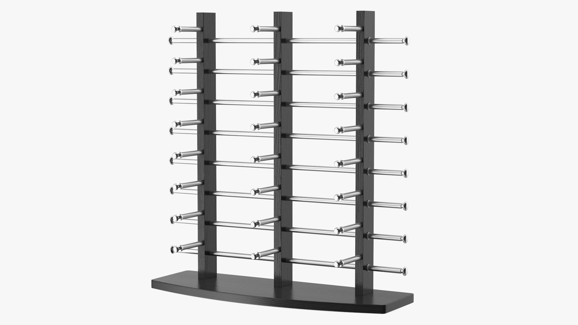 Glasses Display Stand Black 3D