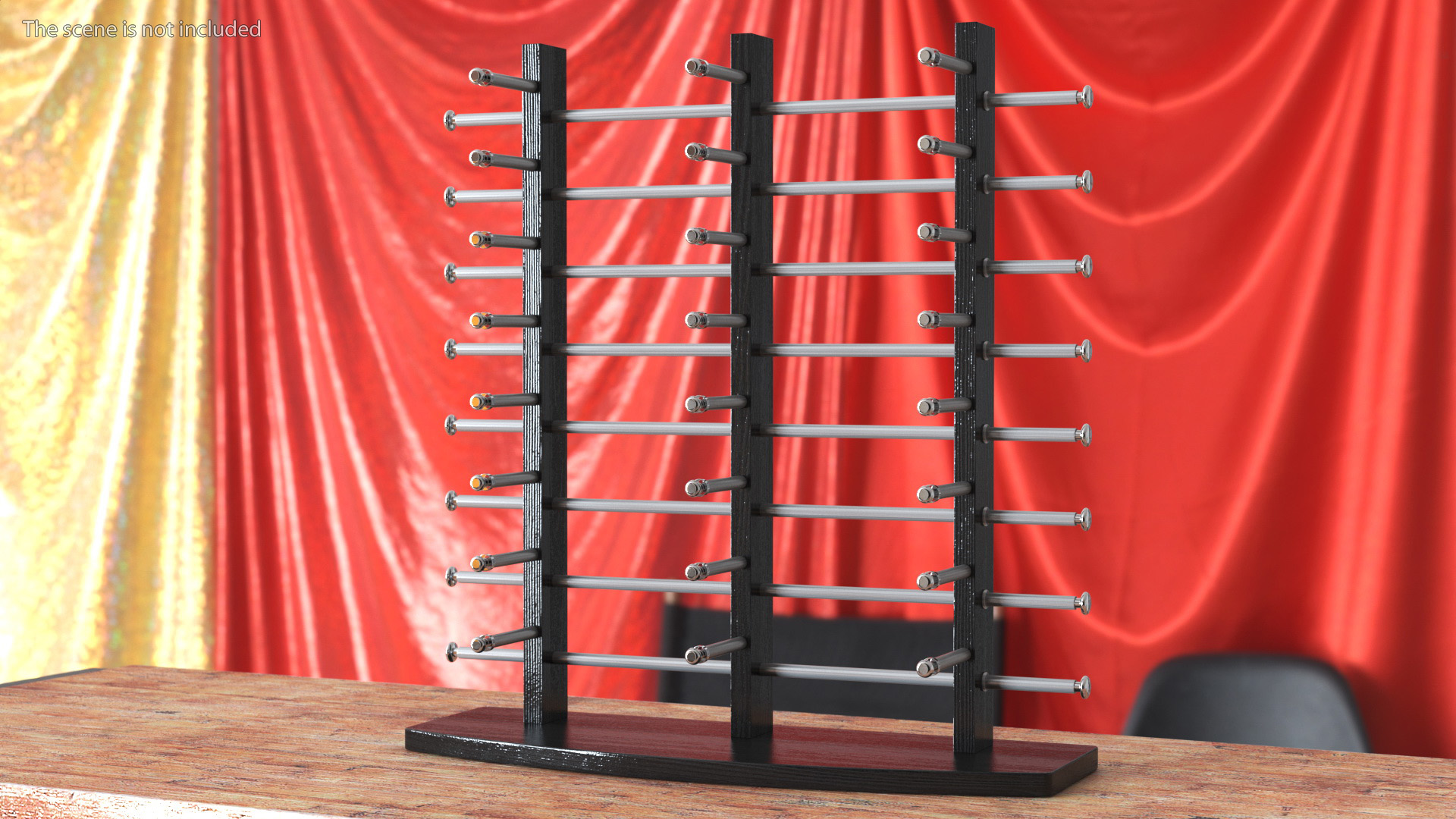 Glasses Display Stand Black 3D