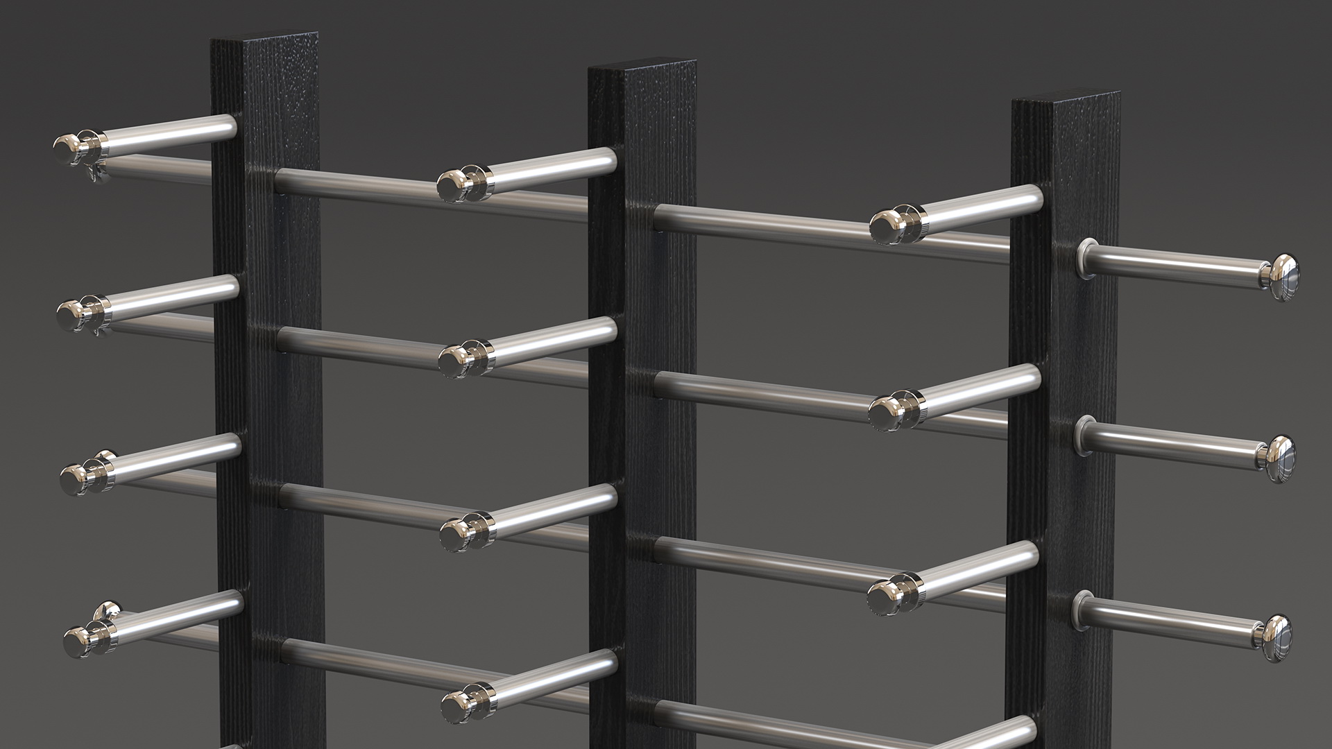 Glasses Display Stand Black 3D