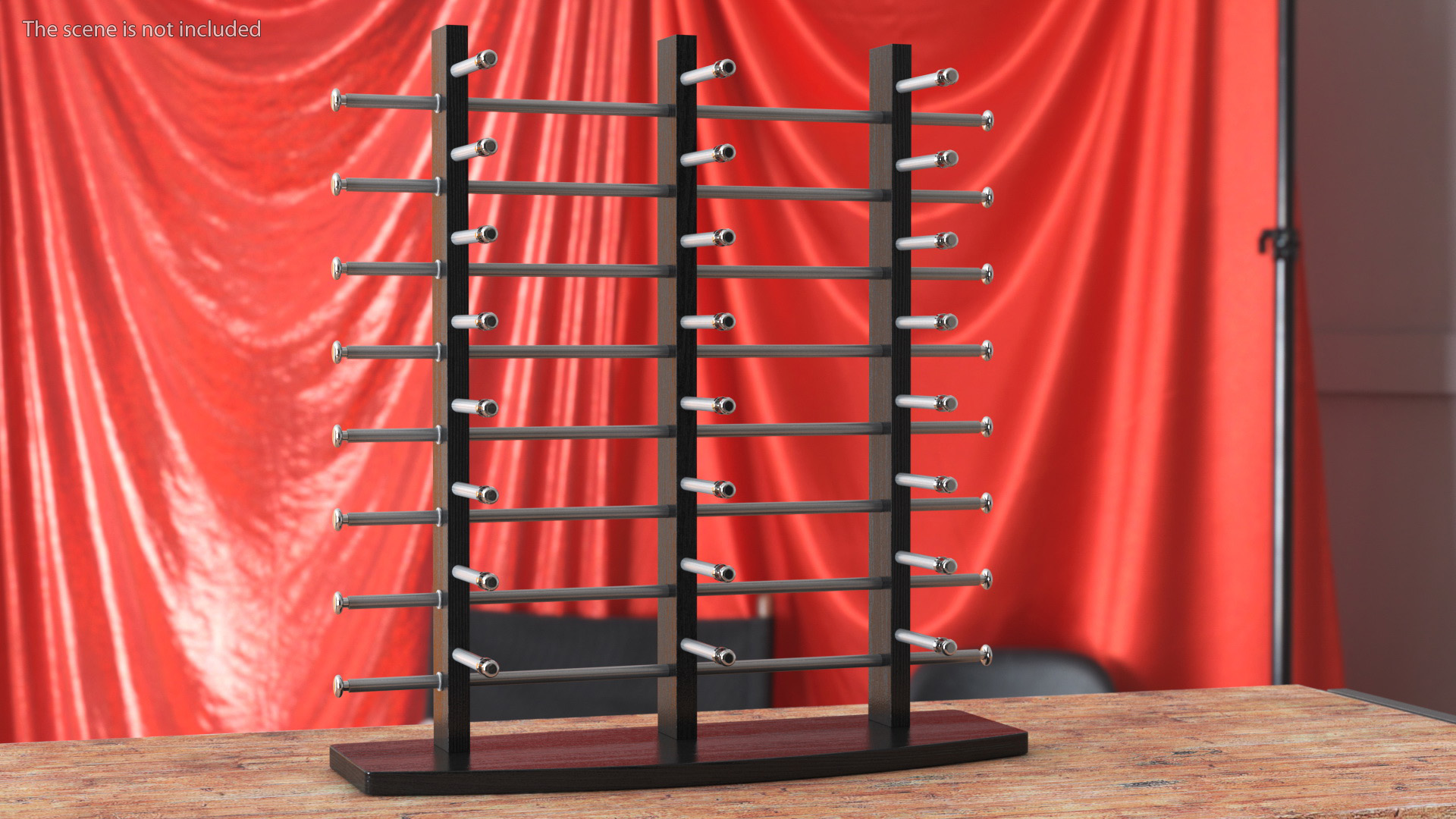 Glasses Display Stand Black 3D