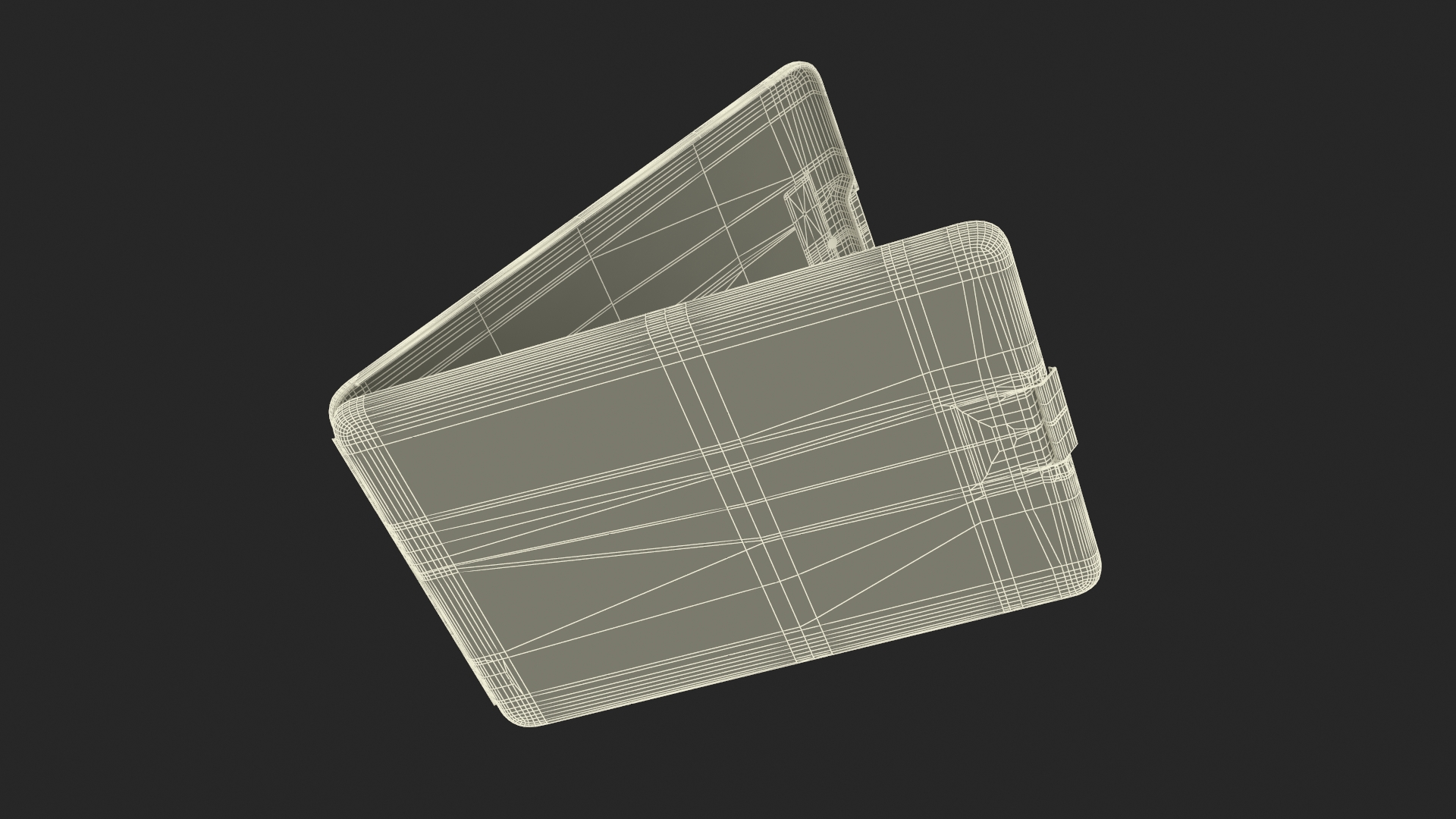 Storage Clipboard Orange Open 3D model