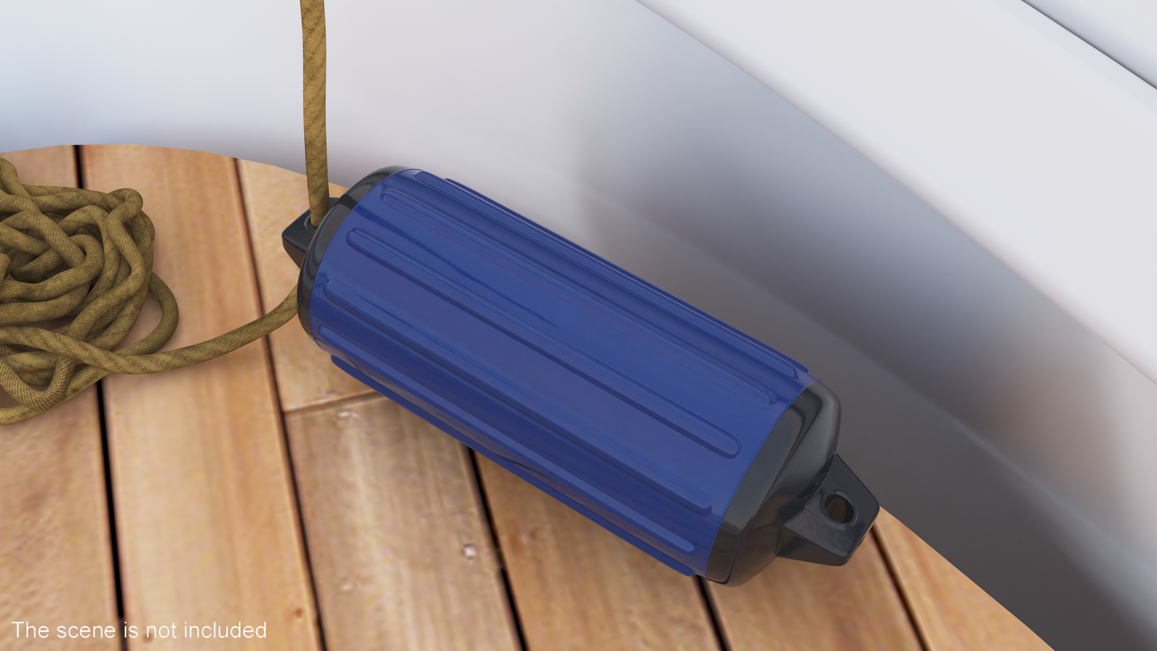 3D Boat Fender Blue