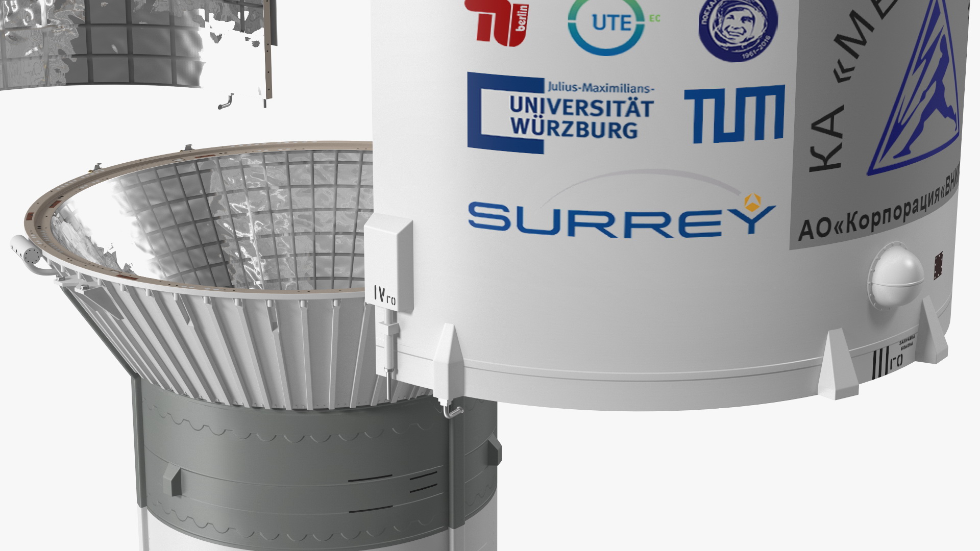 3D Soyuz 2 Orbital Launch Vehicle Main Parts