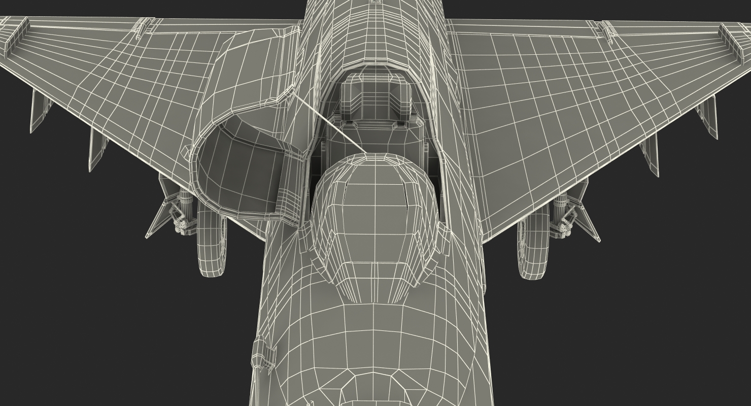 3D model Fighter MiG 21 Fishbed Russian