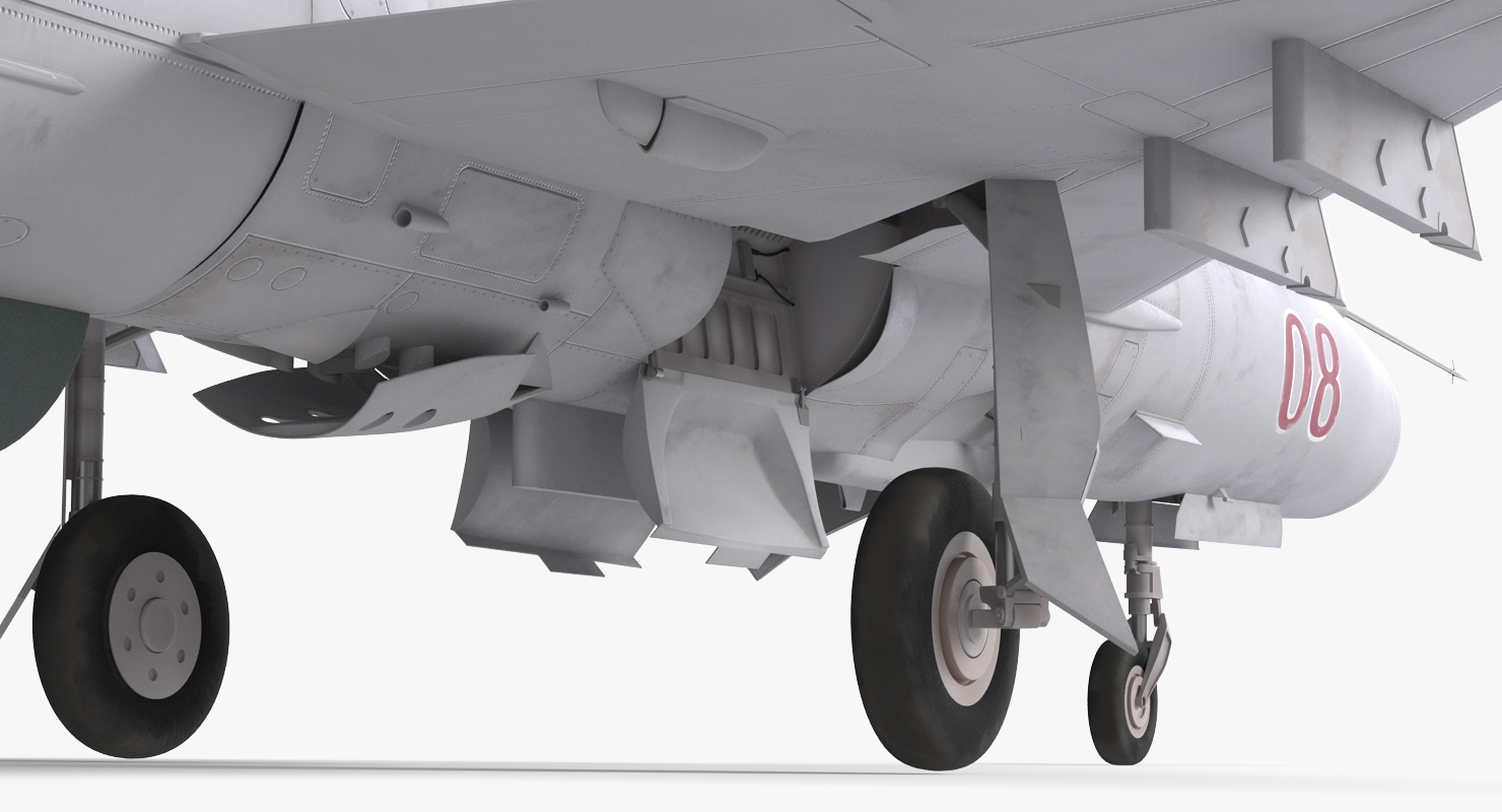 3D model Fighter MiG 21 Fishbed Russian