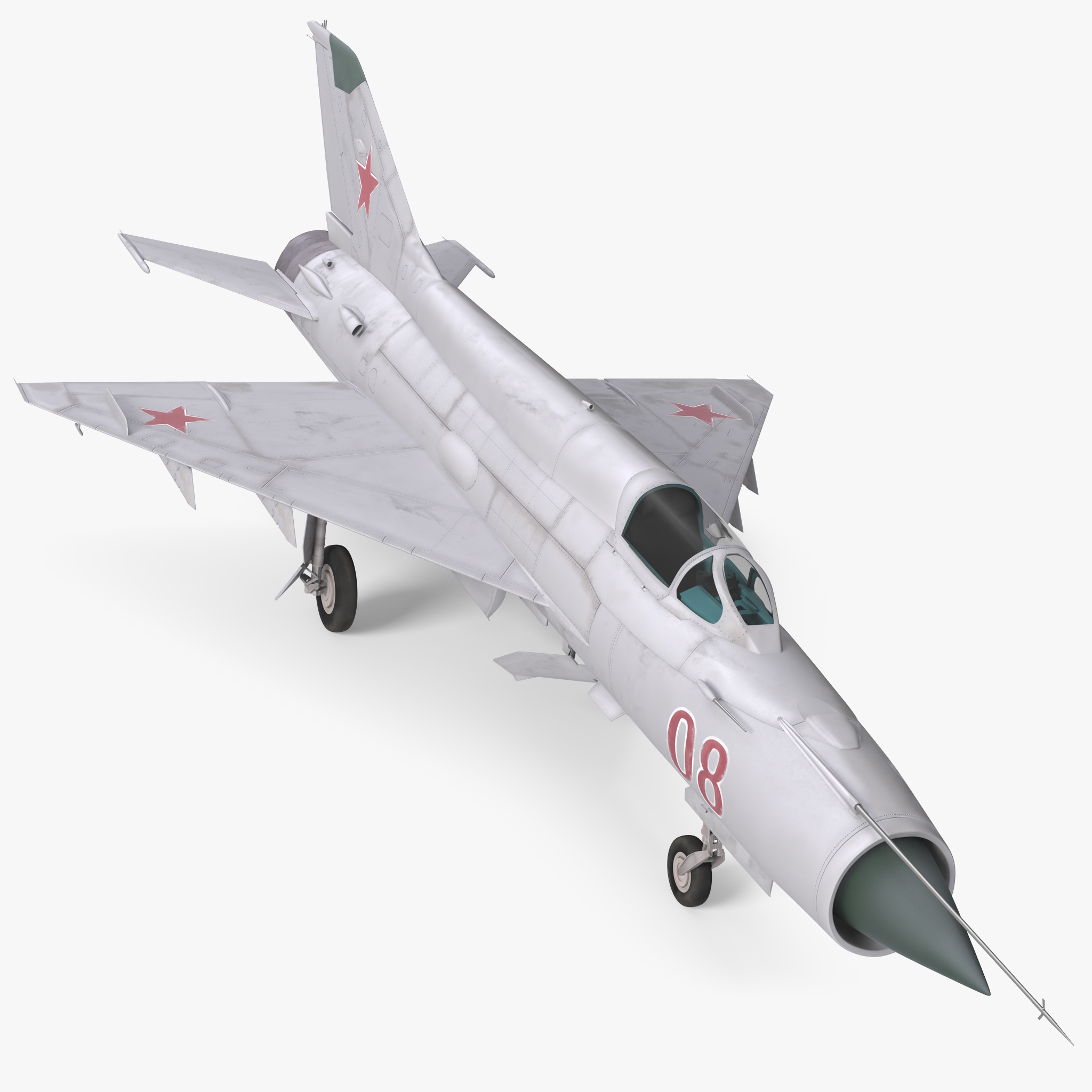 Fighter MiG-21 Fishbed Russian, view 7