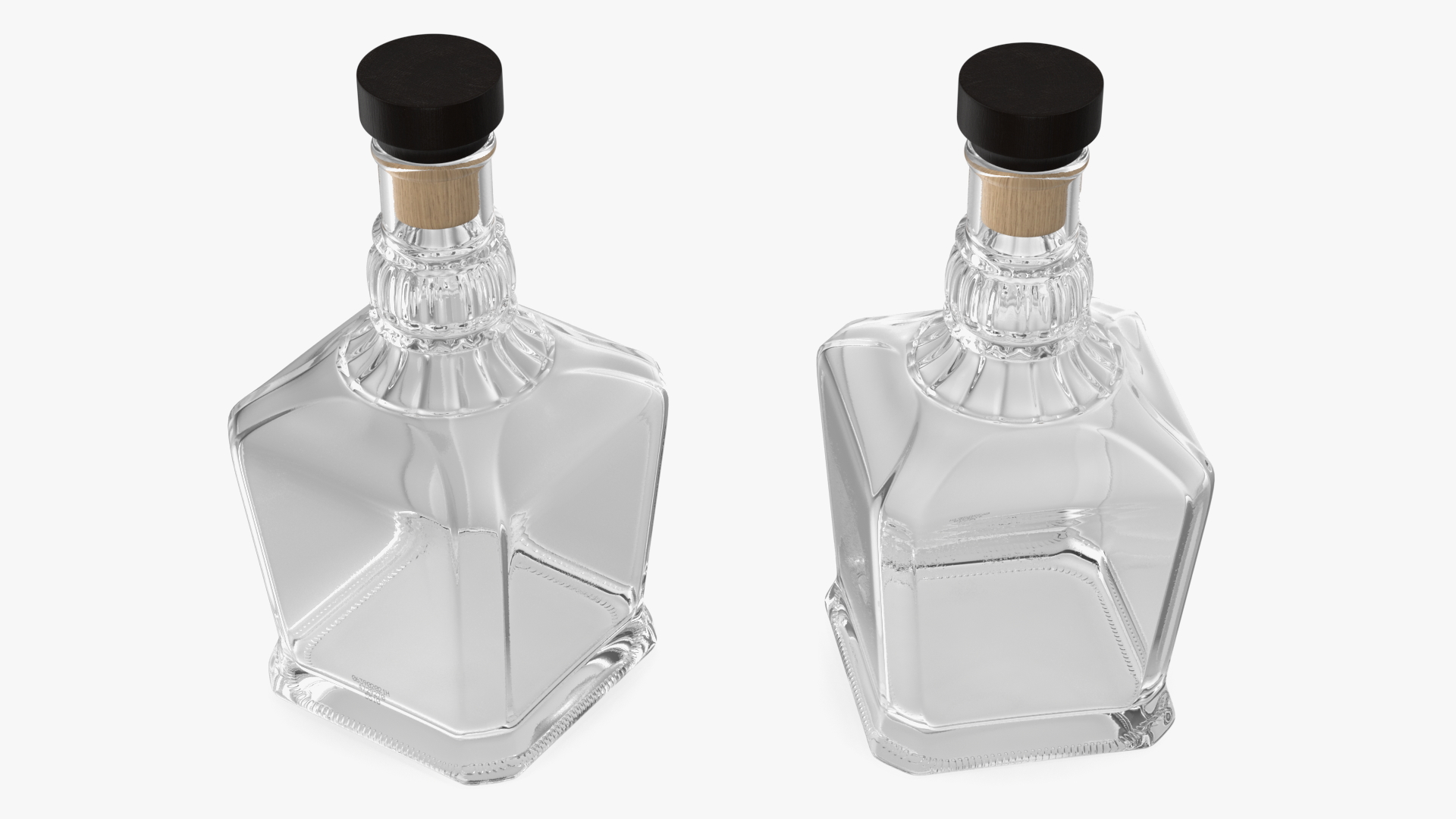 3D model Empty Whiskey Bottle
