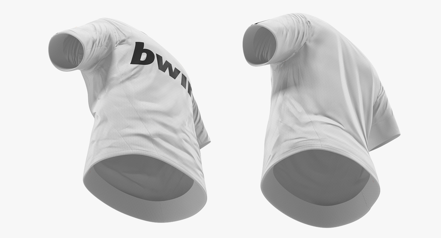 Soccer or Football Player Real Madrid with Hair 3D