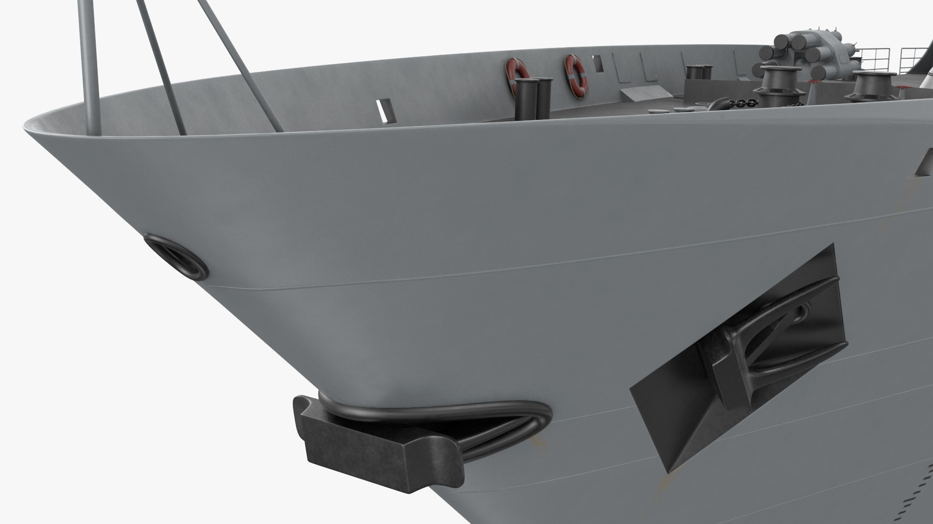 Frigate Rigged 3D model