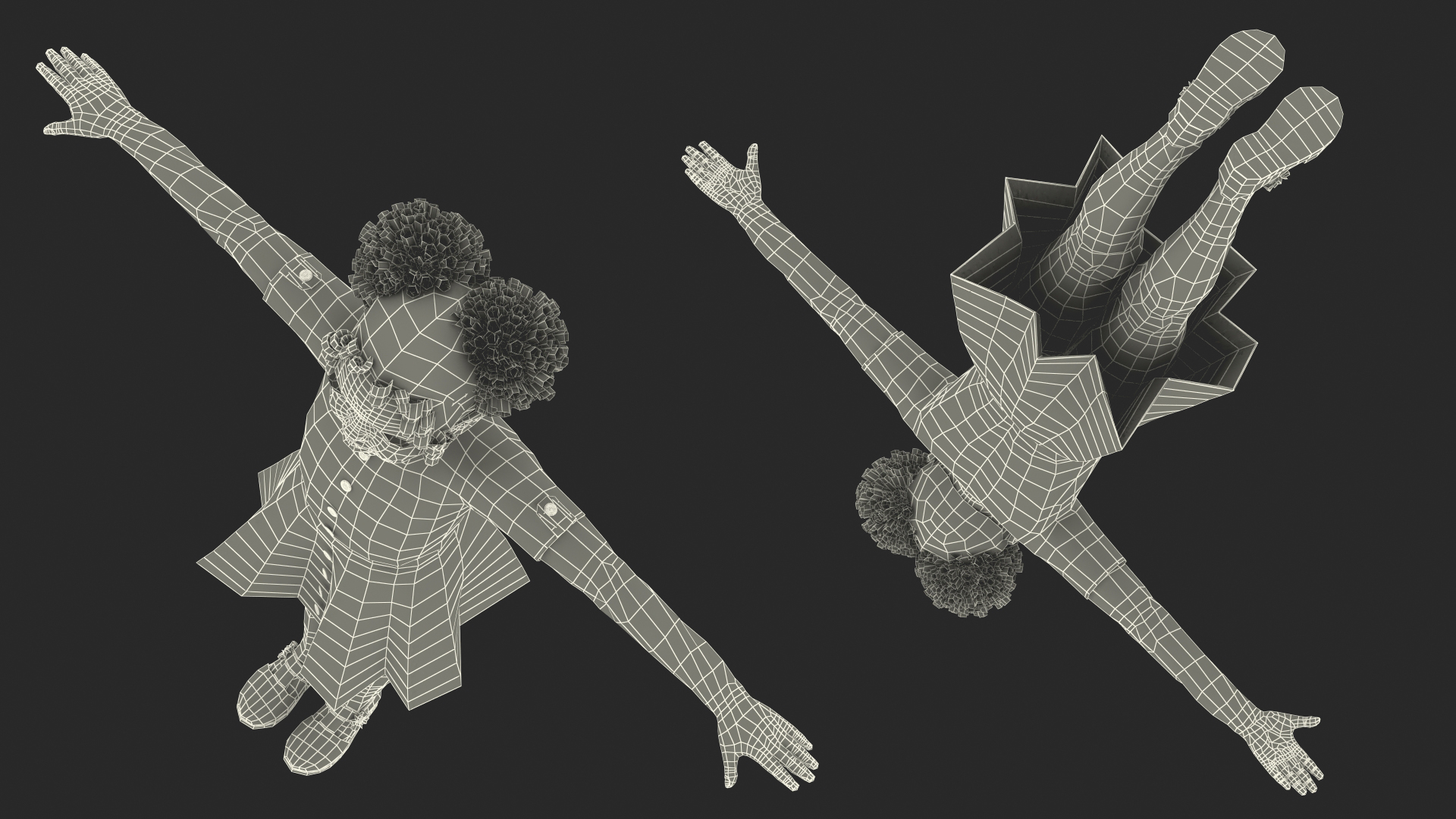 Black Child Girl Rigged for Cinema 4D 3D