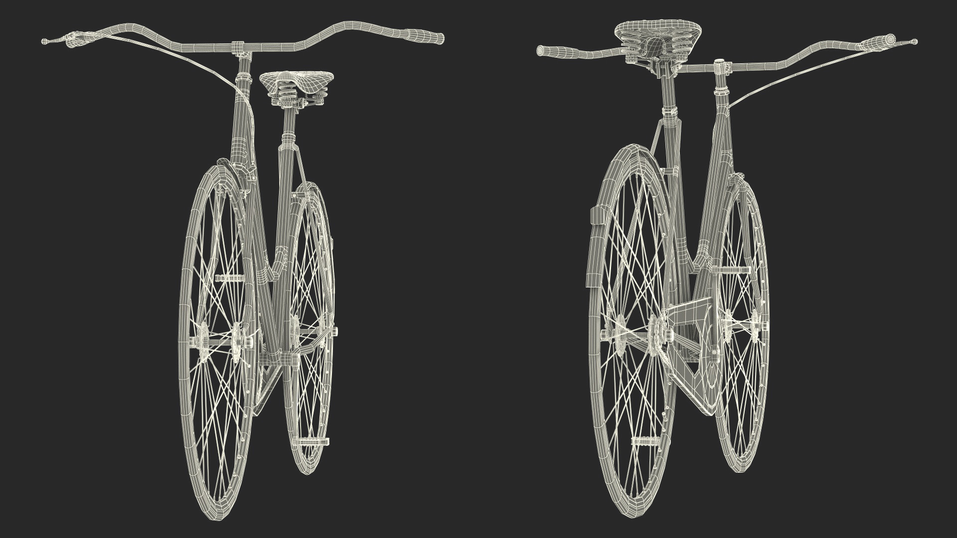 3D model Classic City Bicycle