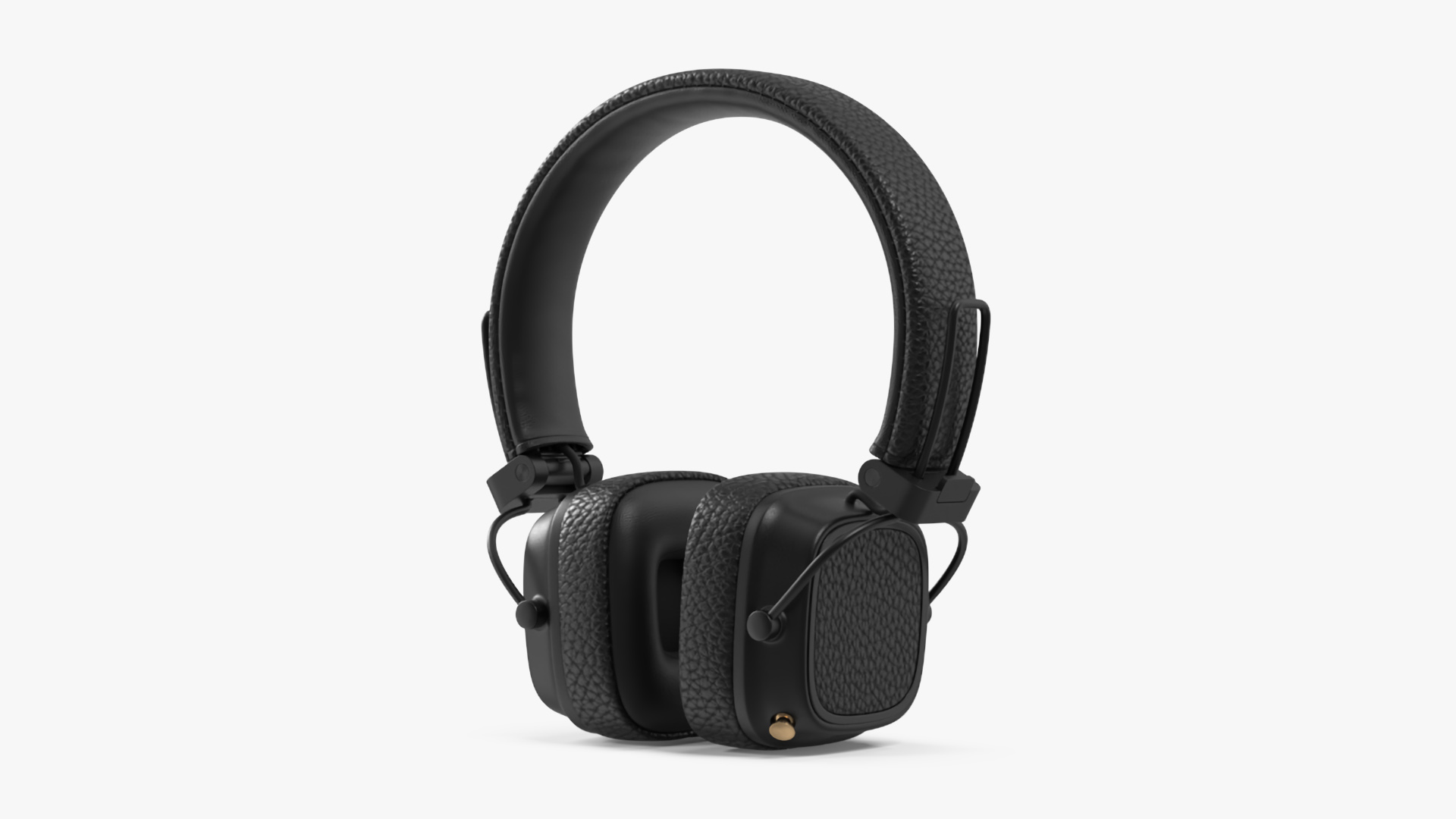 3D Overhead Headphones Black Generic model