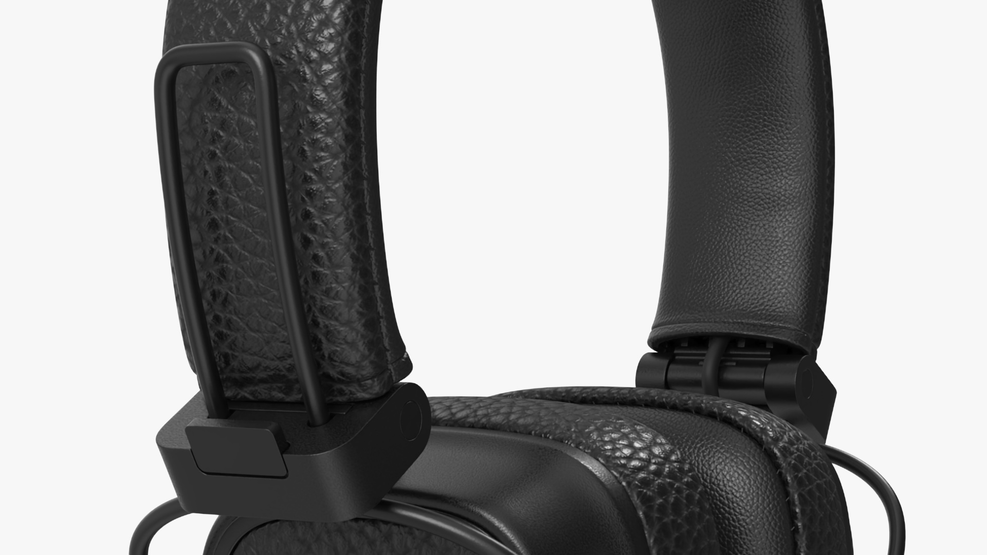 3D Overhead Headphones Black Generic model