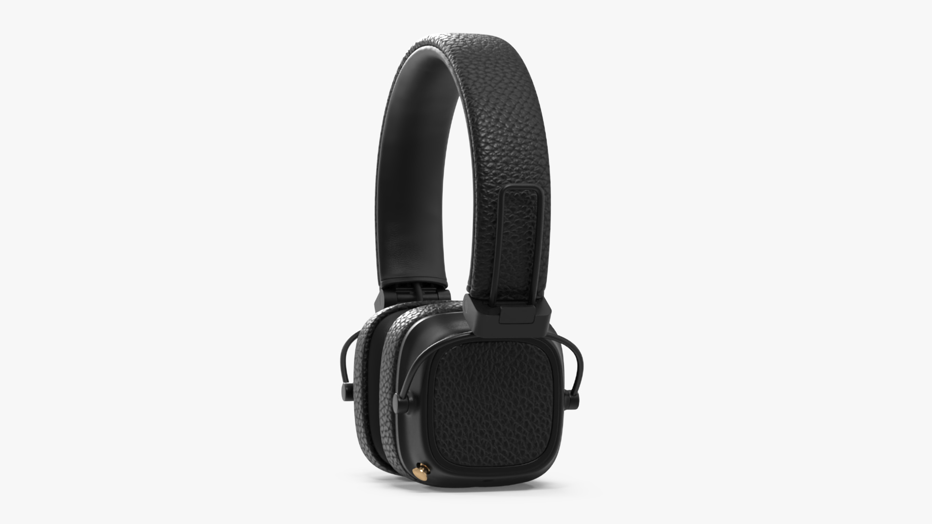 3D Overhead Headphones Black Generic model