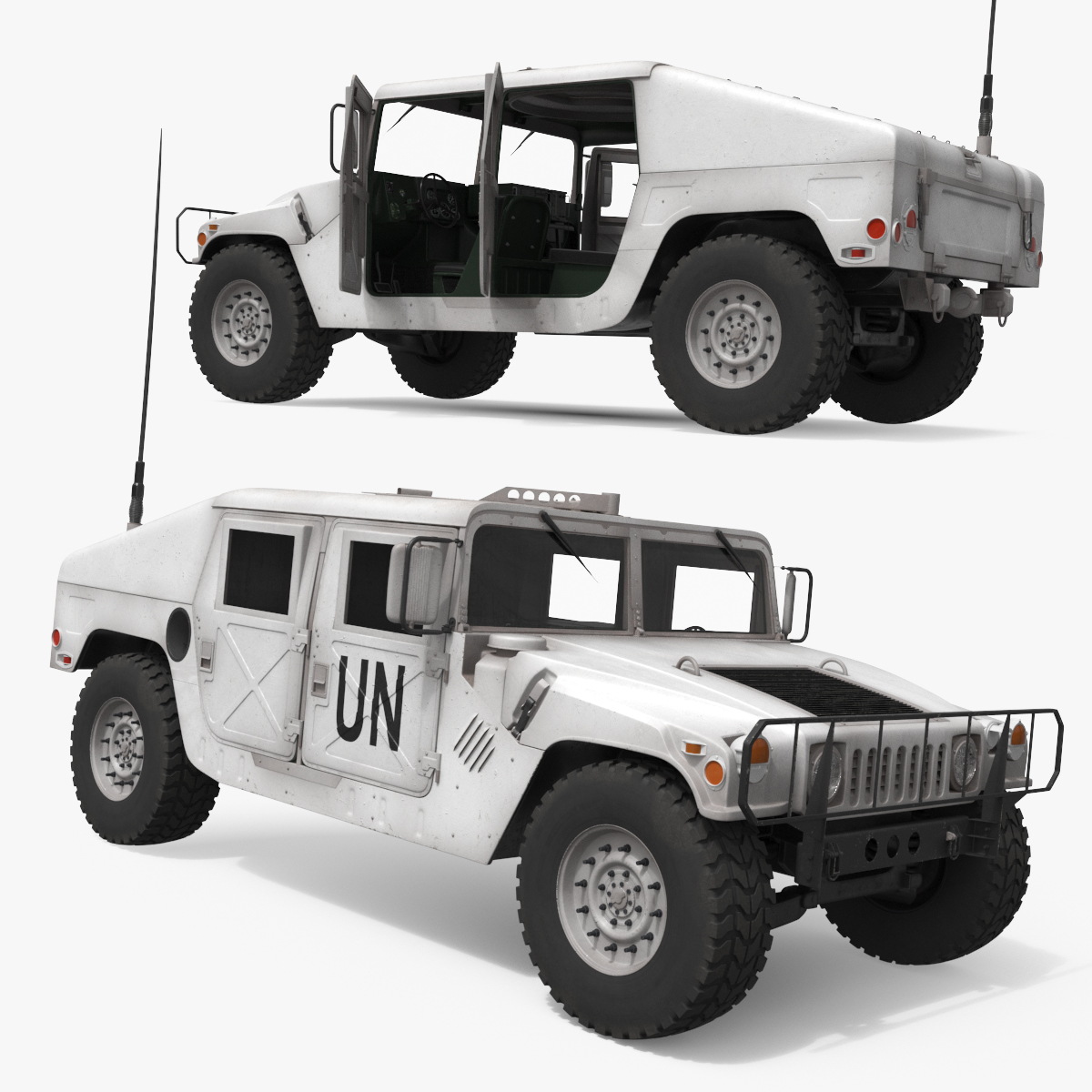 Hummer UN Tactical Vehicle Rigged