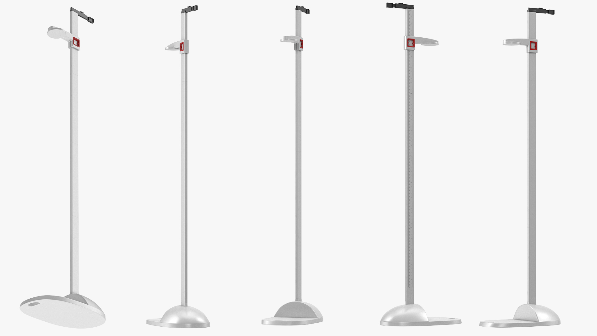 3D model Portable Mechanical Height Measuring Rod