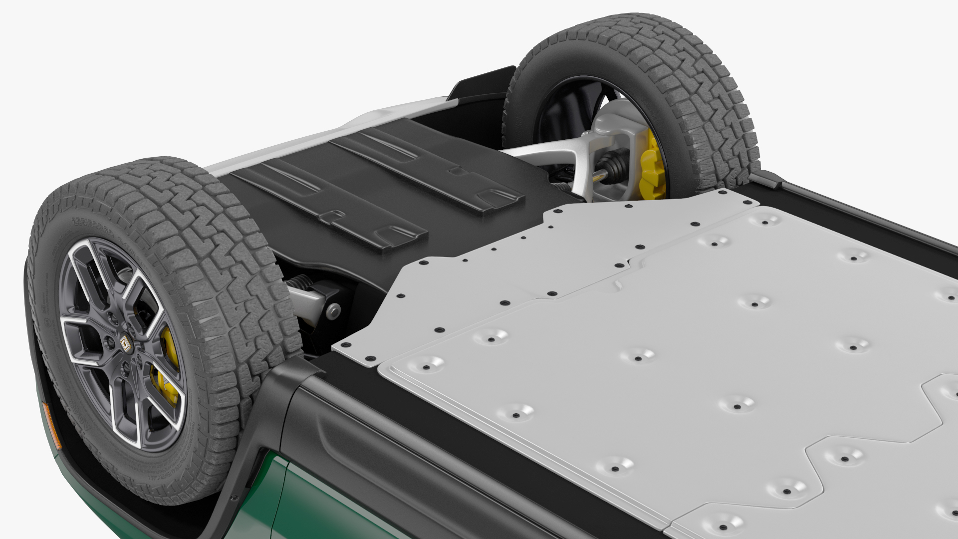 2023 Rivian R1S Simple Interior Green 3D