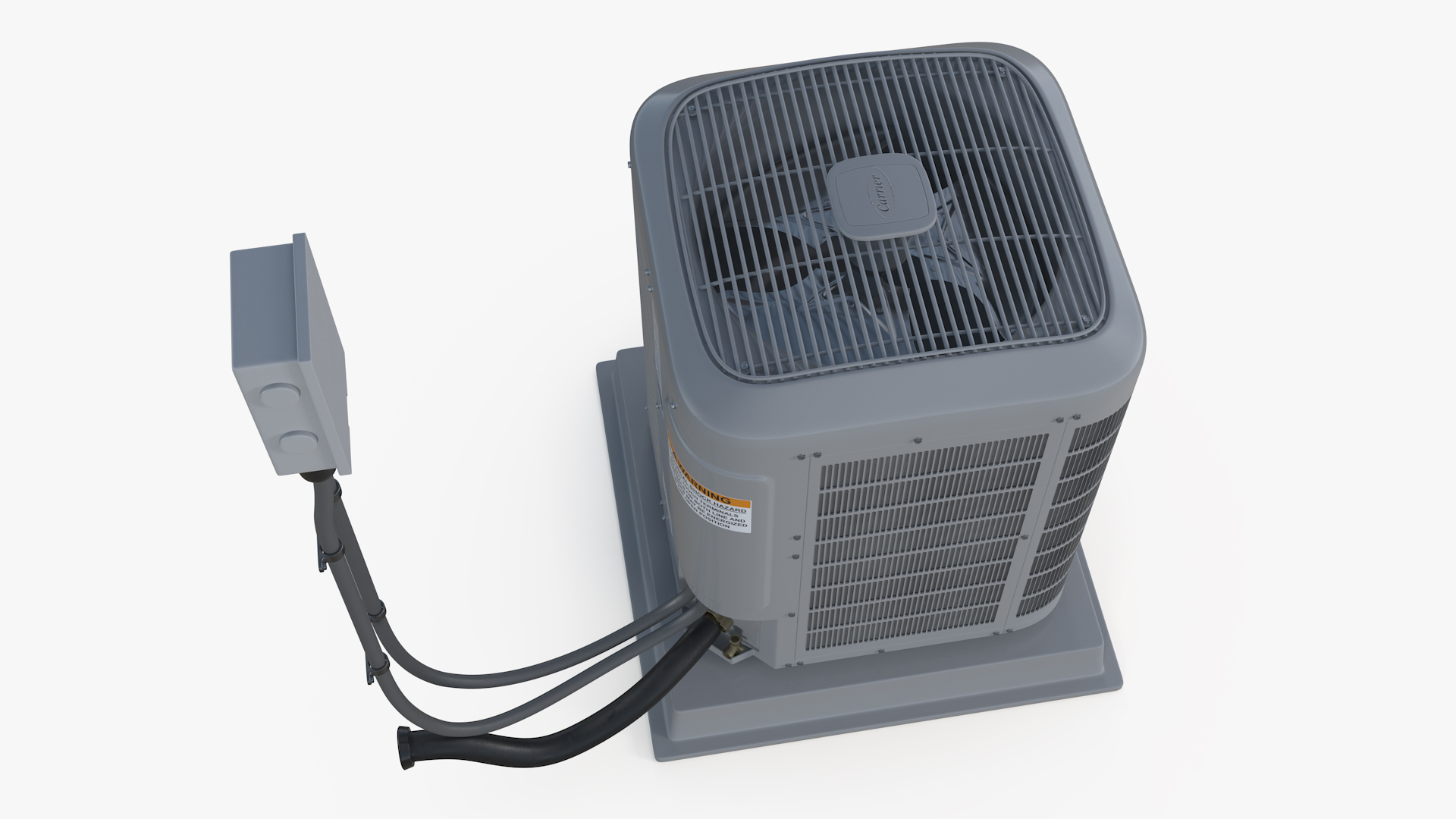 3D Central Air Conditioner Carrier Infinity 21 model