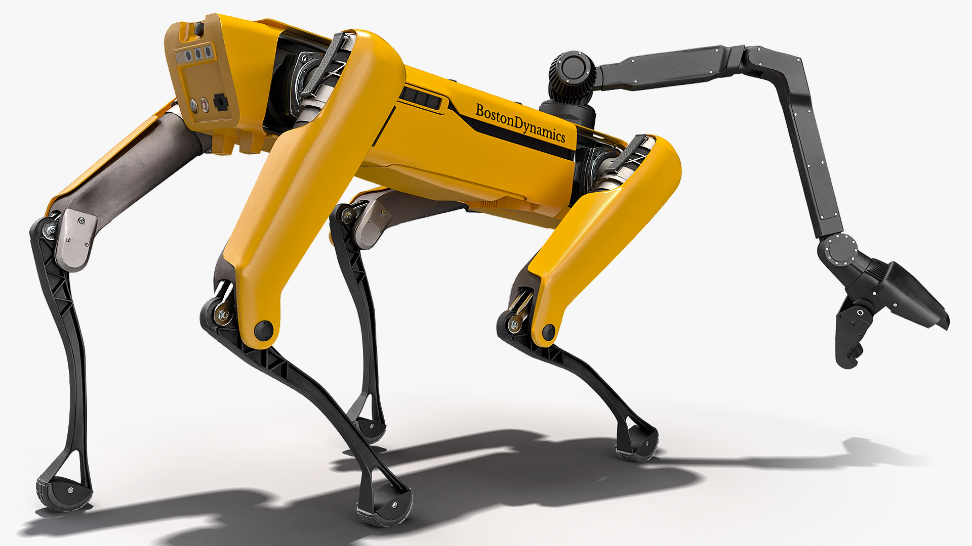 3D SpotMini Boston Dynamics with Manipulator Rigged model