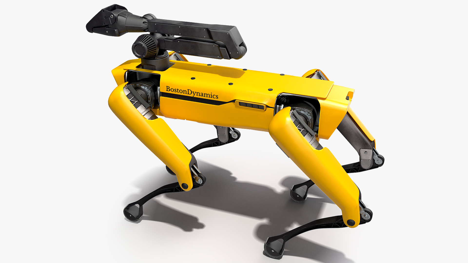 3D SpotMini Boston Dynamics with Manipulator Rigged model