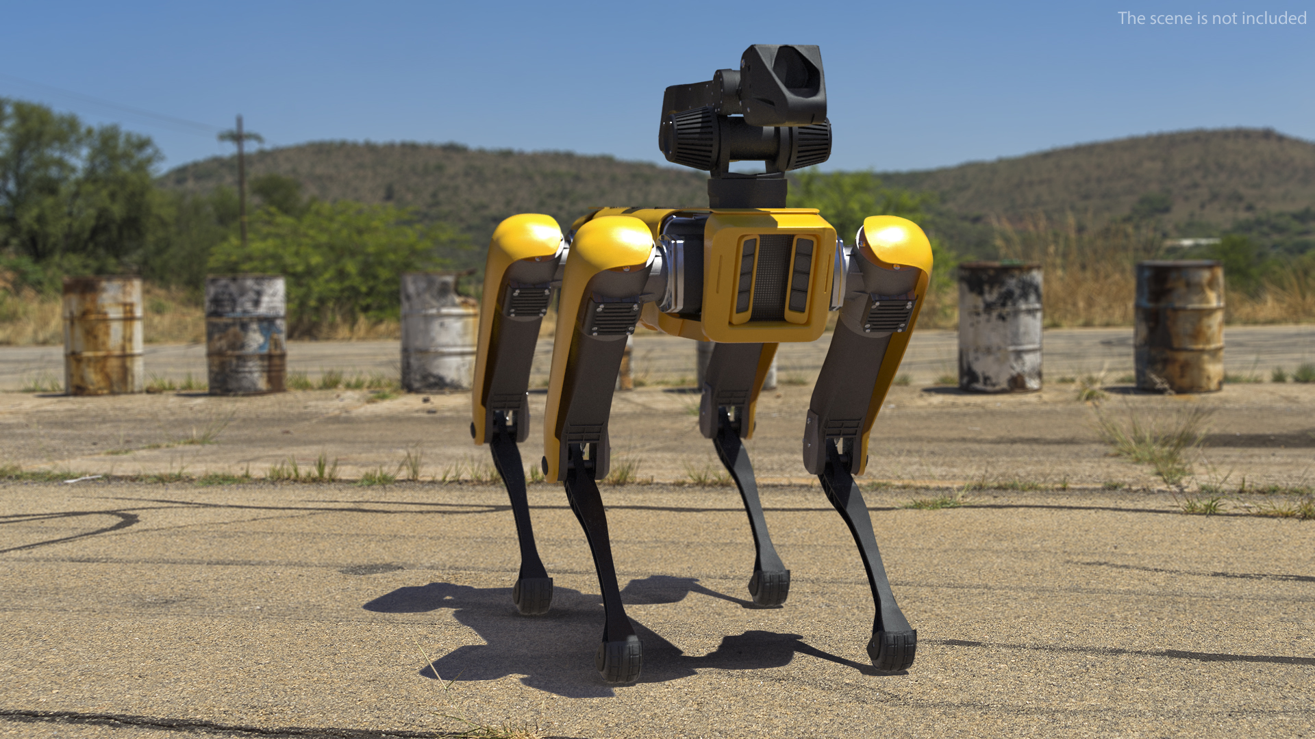 3D SpotMini Boston Dynamics with Manipulator Rigged model