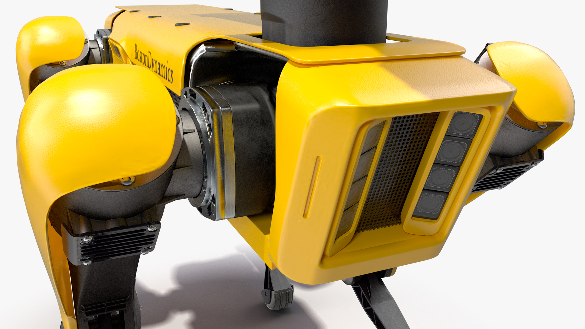 3D SpotMini Boston Dynamics with Manipulator Rigged model
