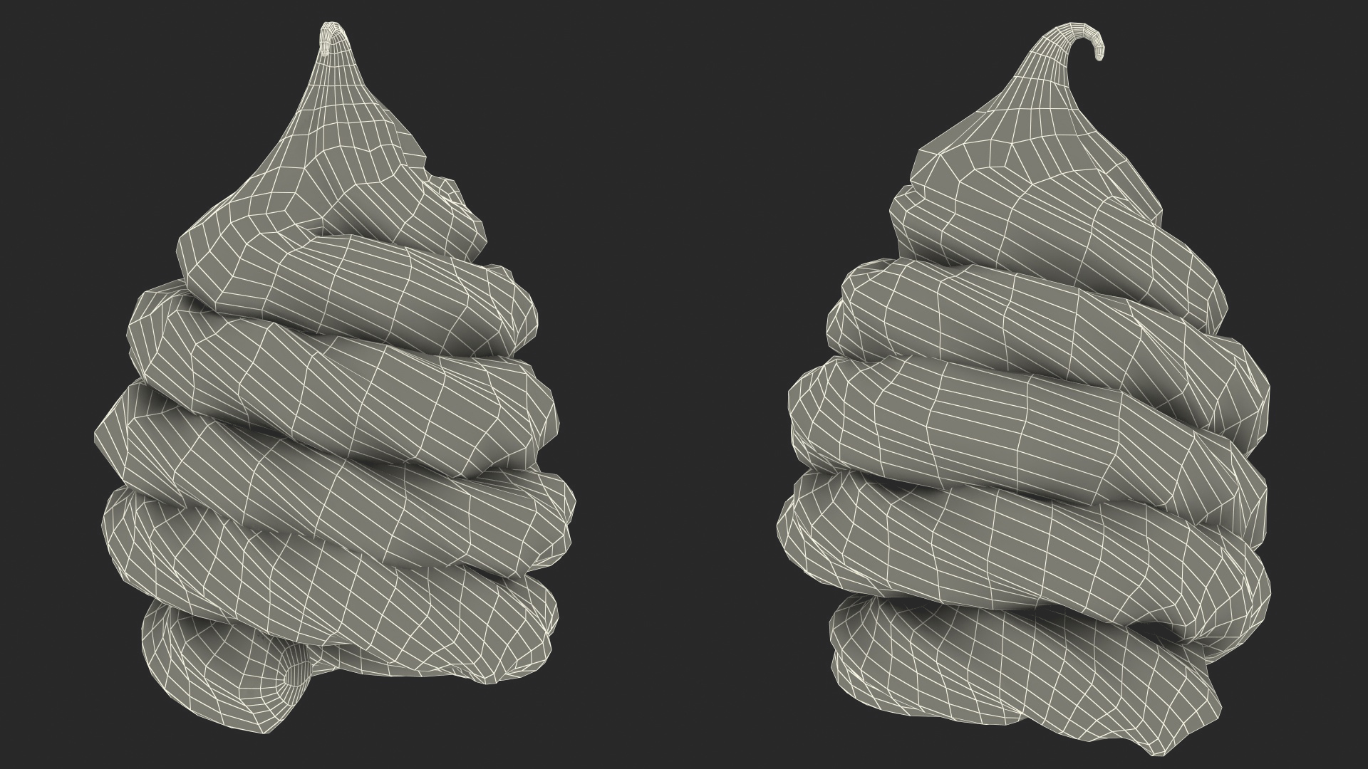 Ice Cream Top White 3D model