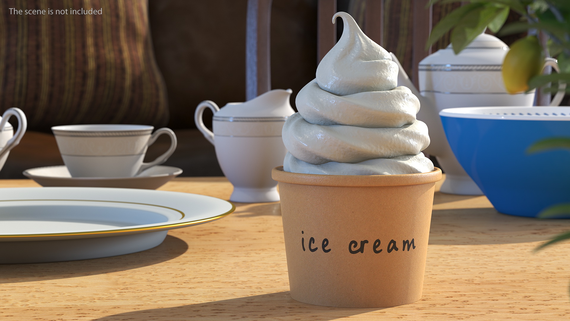 Ice Cream Top White 3D model
