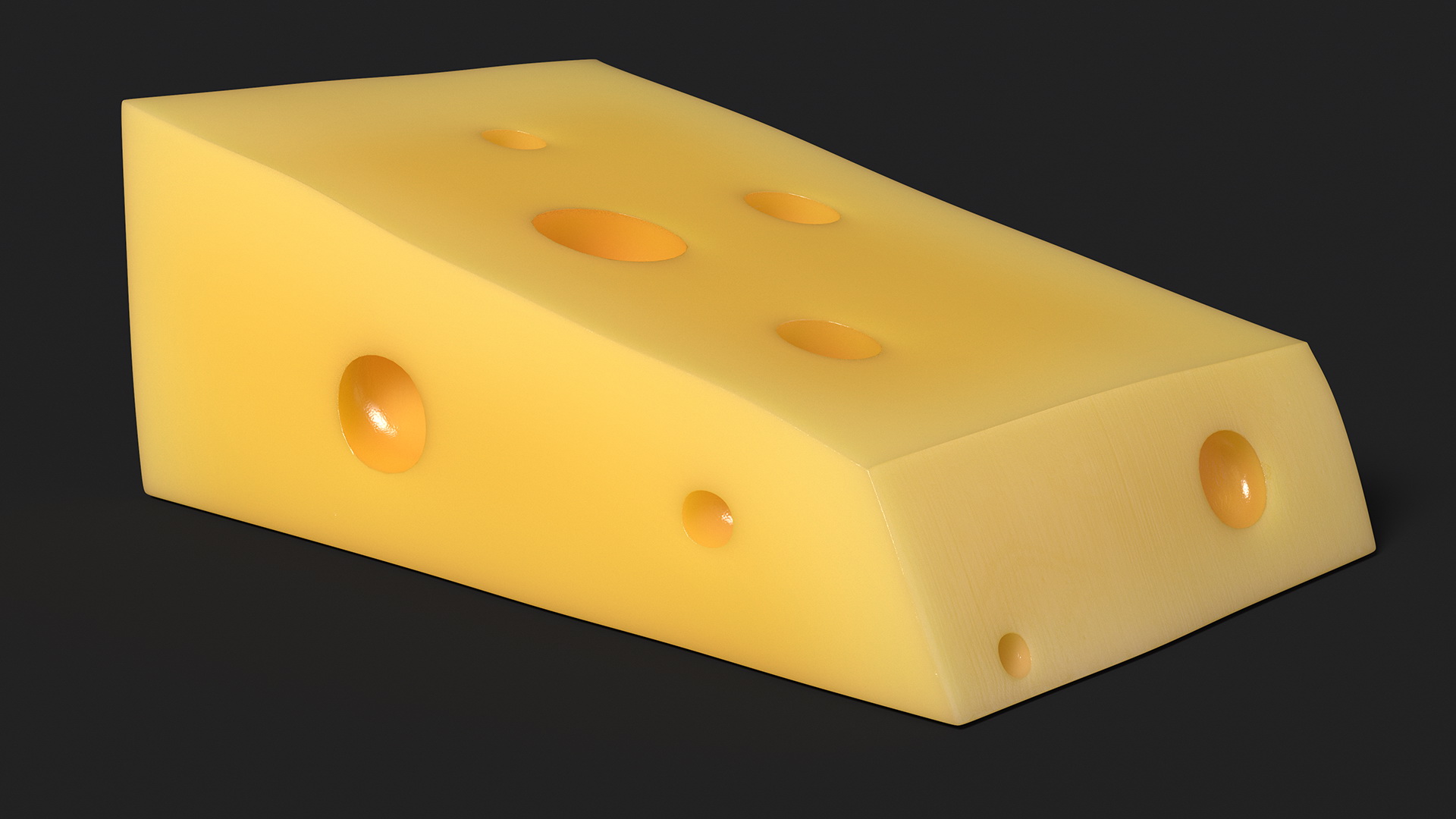 3D Swiss Cheese Block model