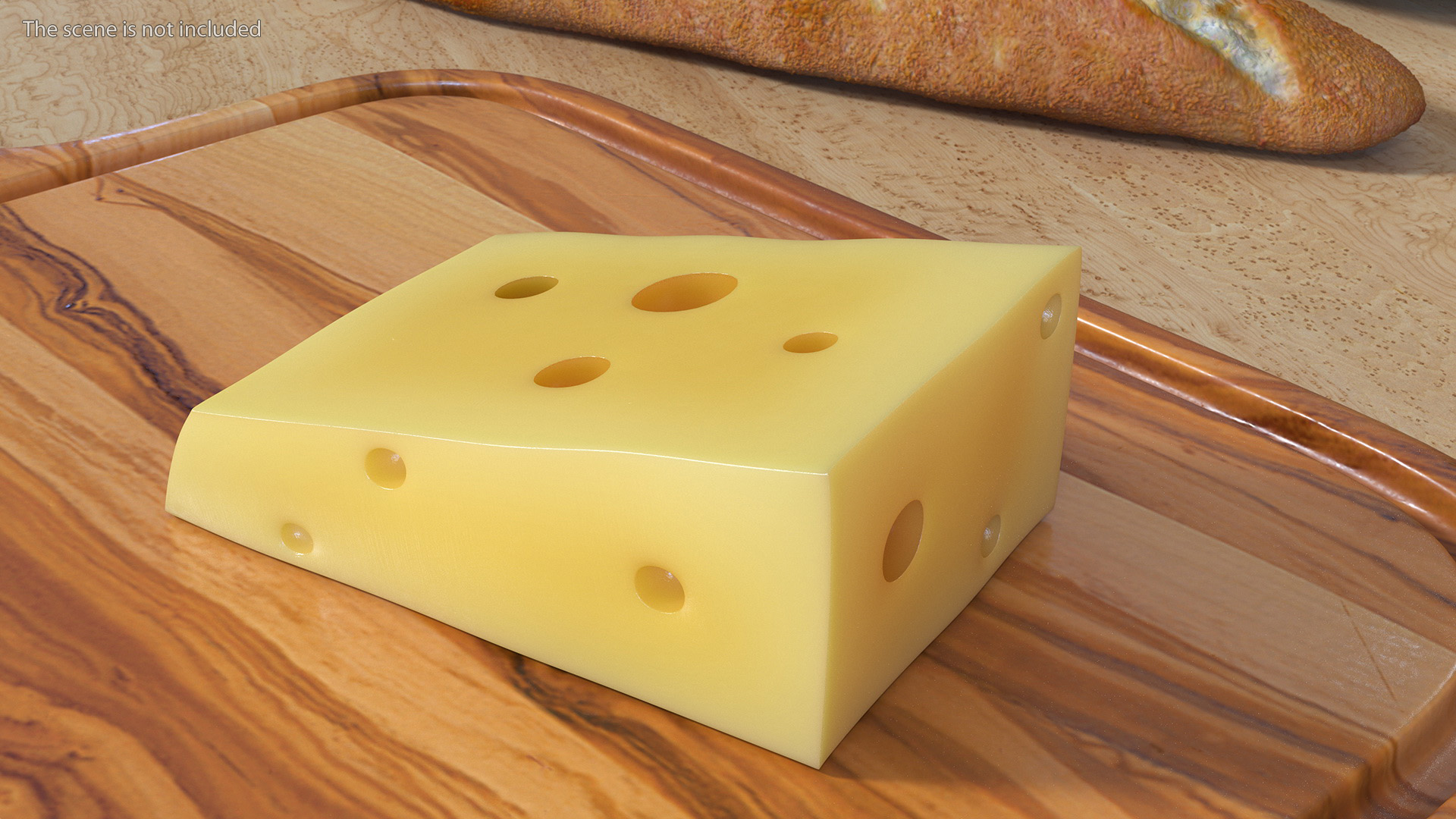 3D Swiss Cheese Block model