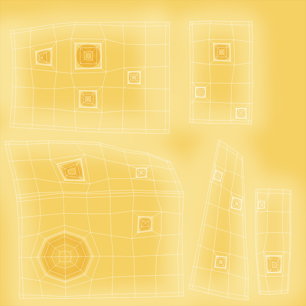 3D Swiss Cheese Block model