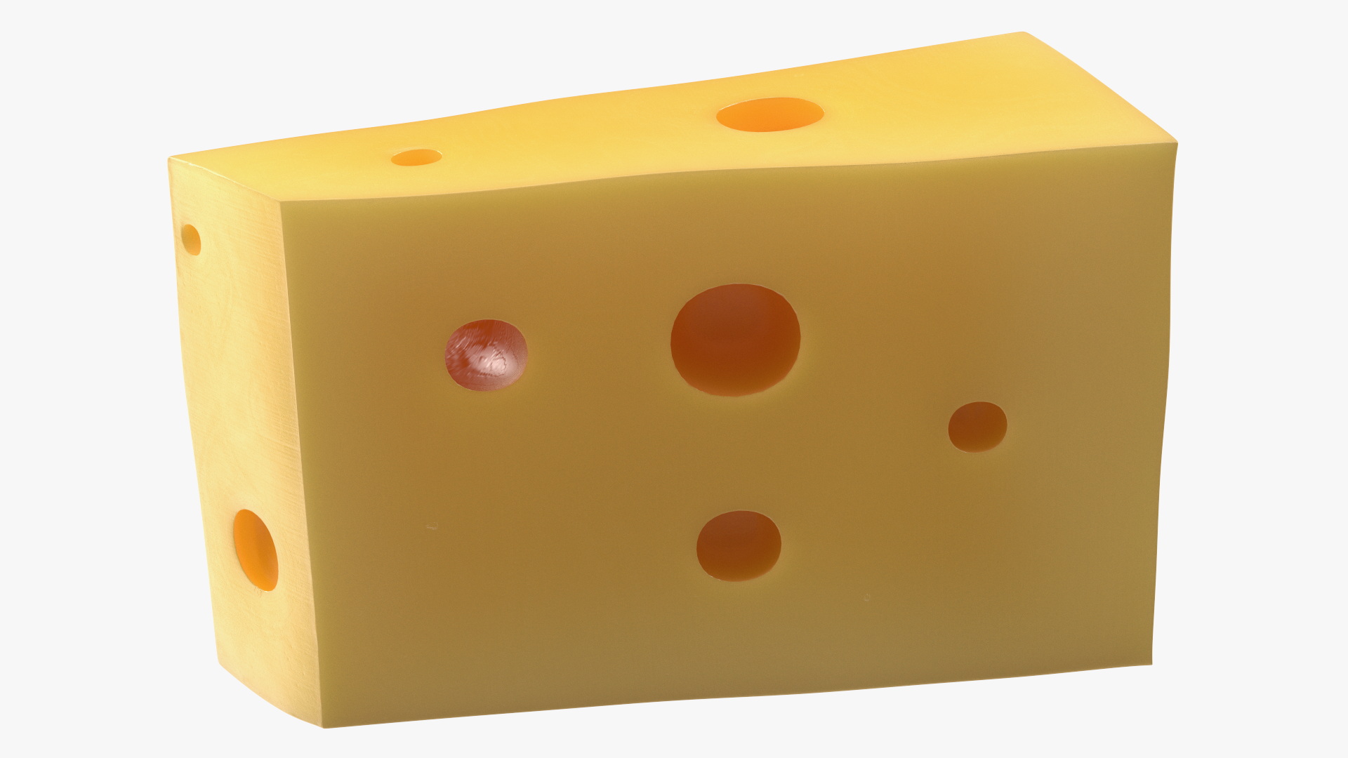 3D Swiss Cheese Block model