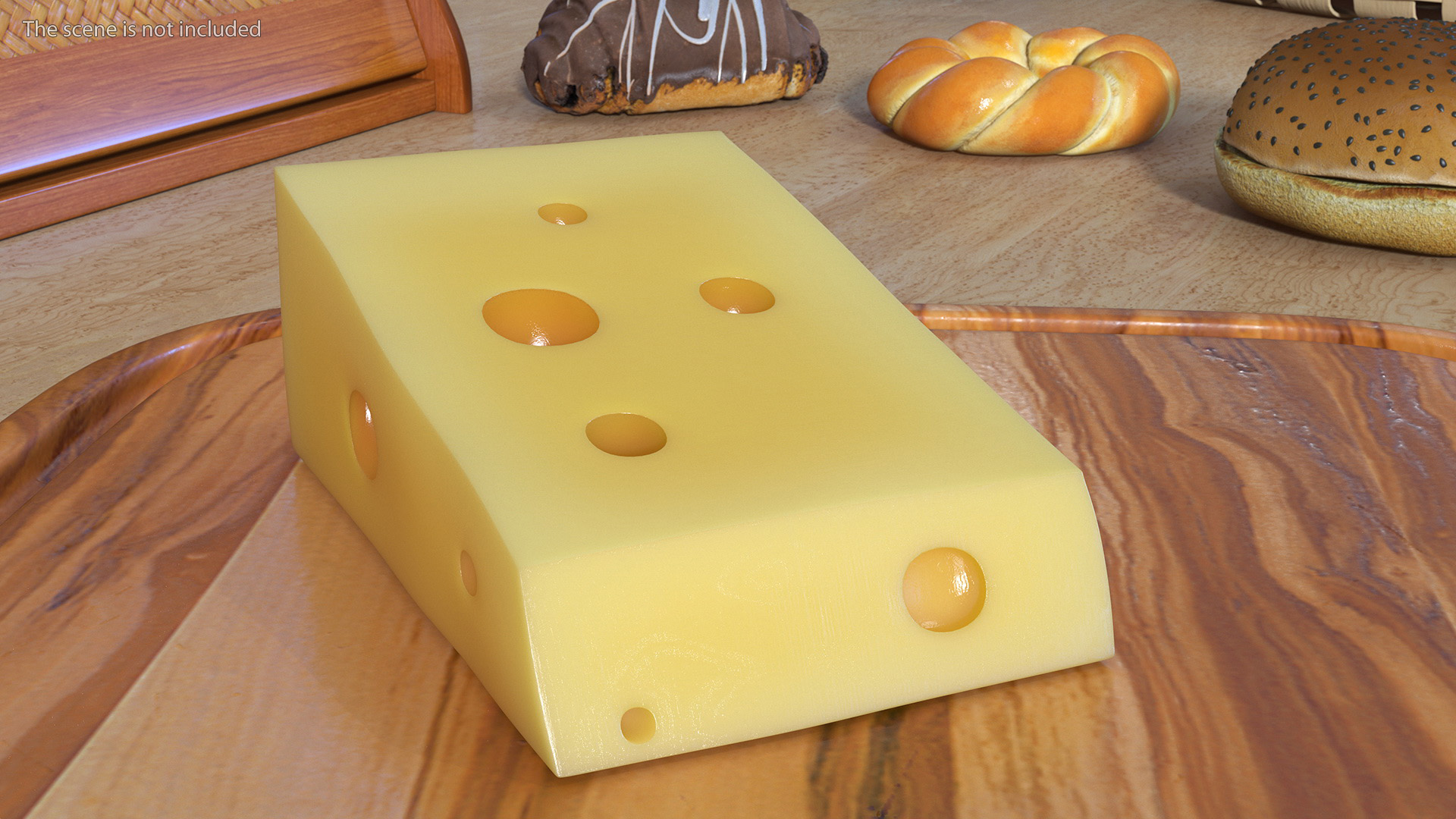 3D Swiss Cheese Block model