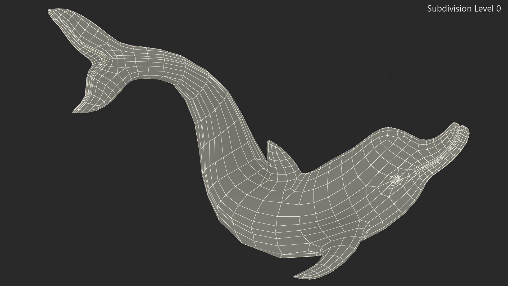 Marble Dolphin Sculpture for 3D Print 3D