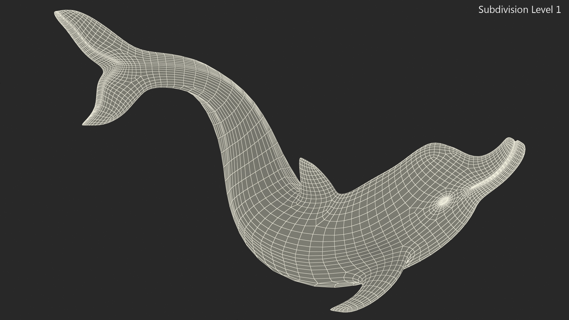 Marble Dolphin Sculpture for 3D Print 3D