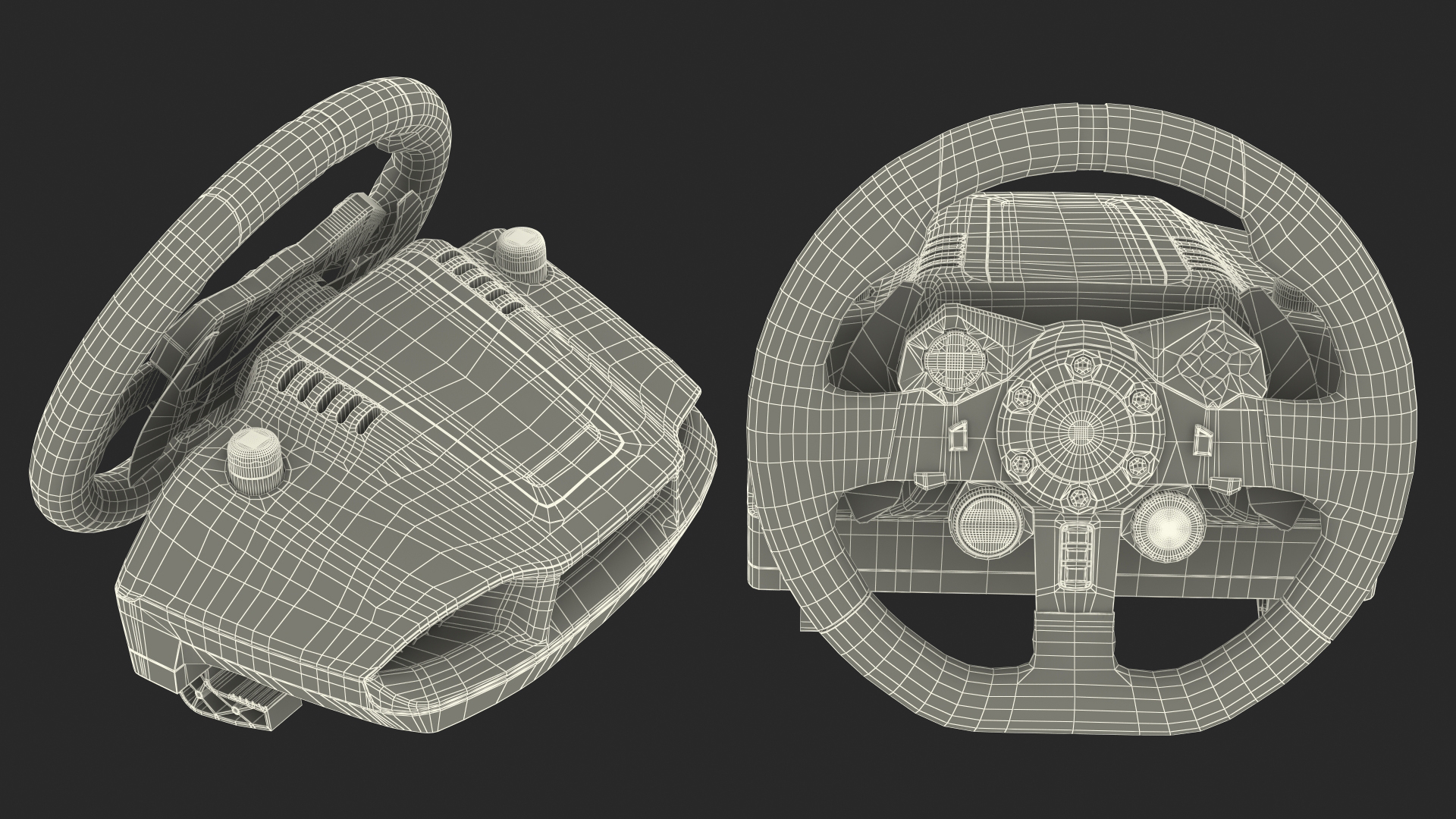 Logitech G G29 Driving Force Wheel 3D model