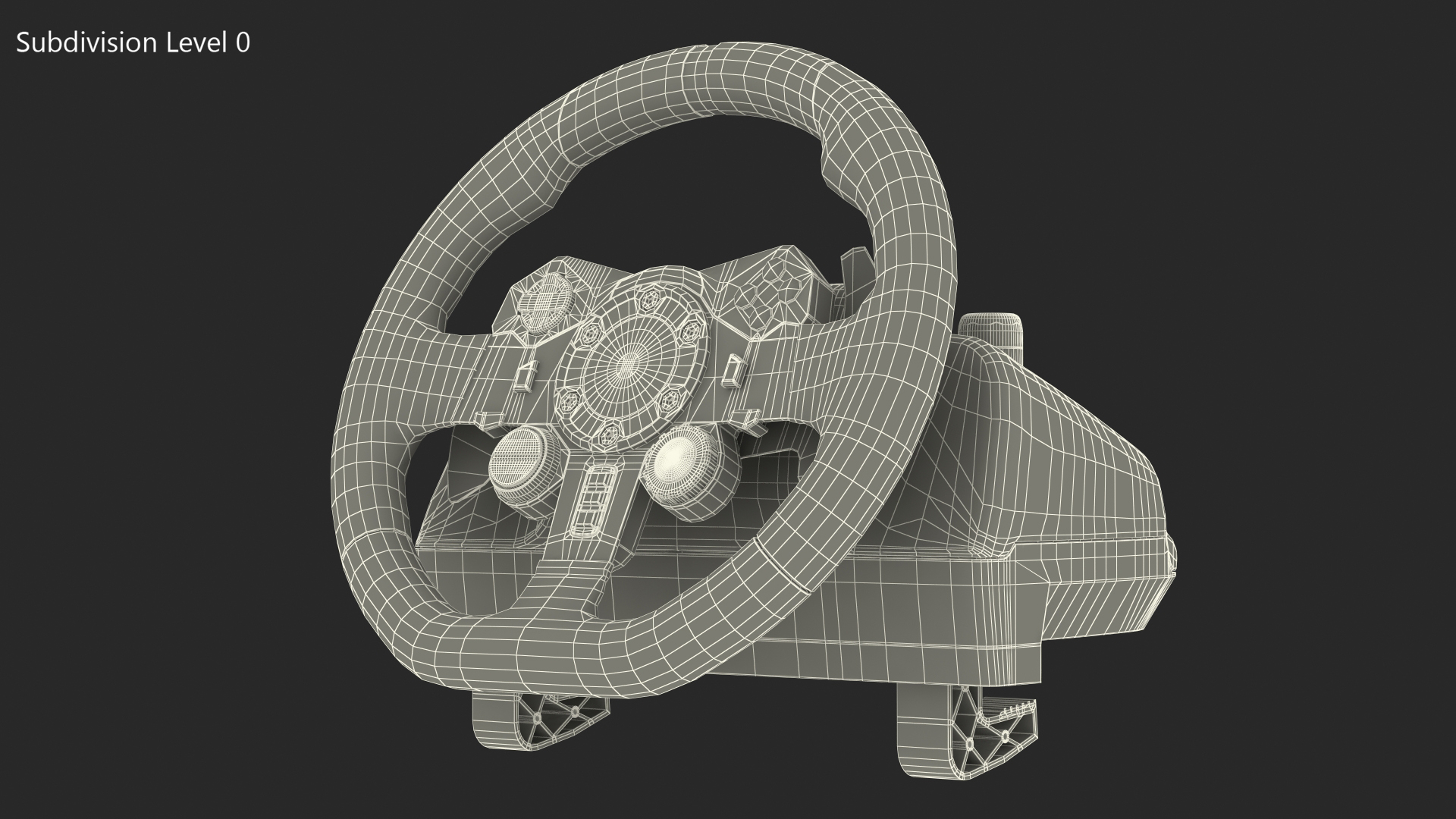 Logitech G G29 Driving Force Wheel 3D model