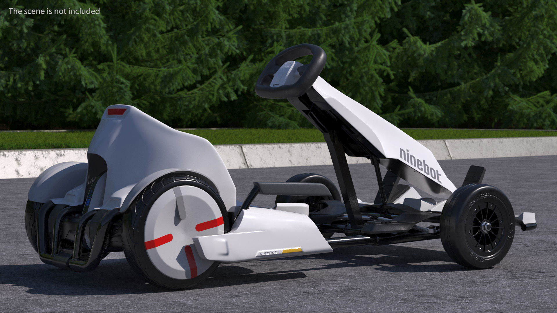 3D Segway Ninebot Gokart Rigged model