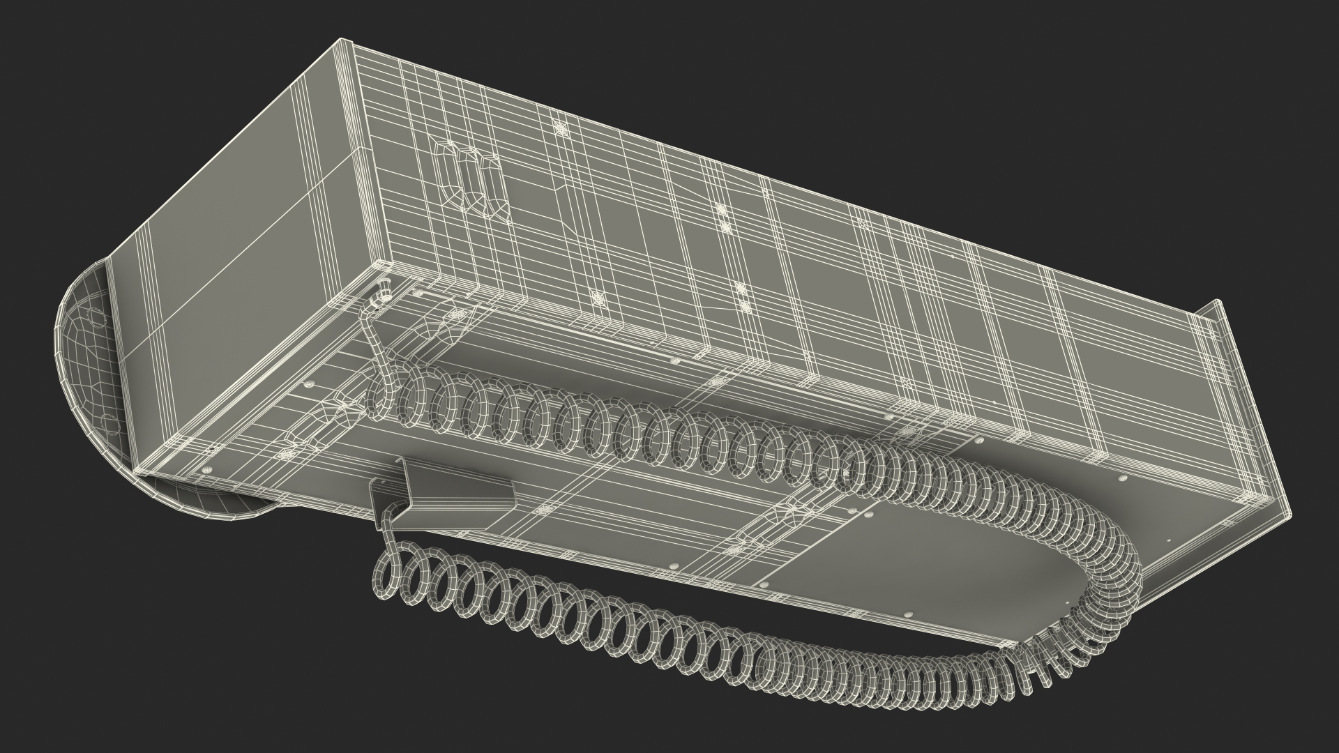 3D Self Service Tire Air Station Red model