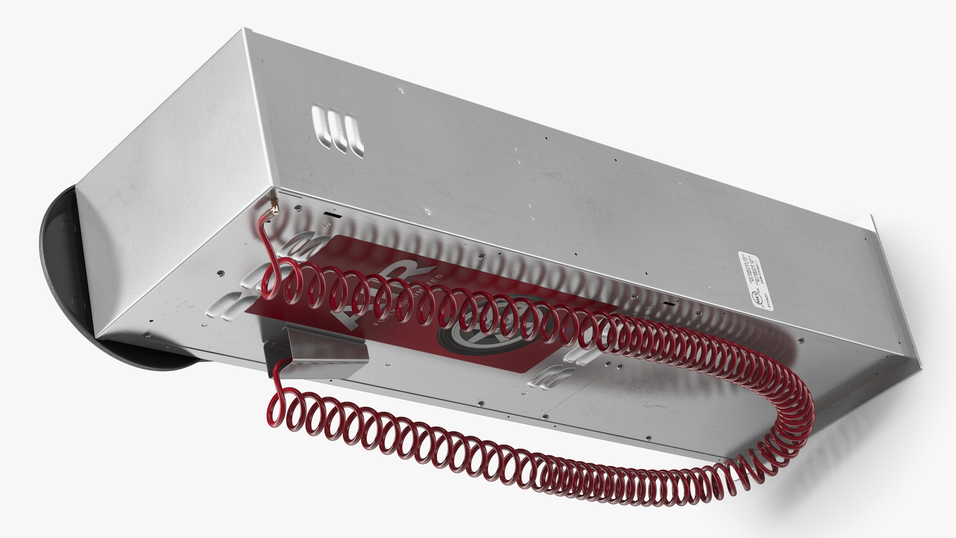 3D Self Service Tire Air Station Red model