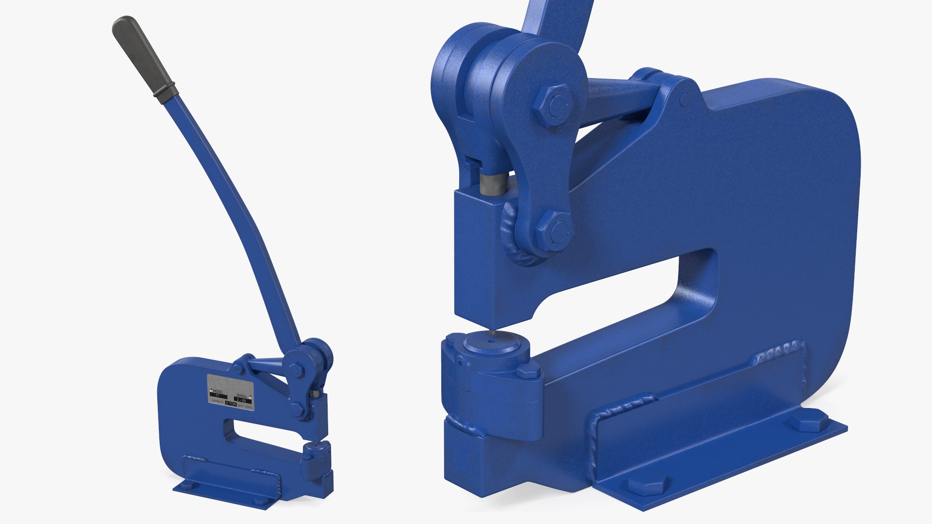 Manual Operated Bench Hole Punch 3D